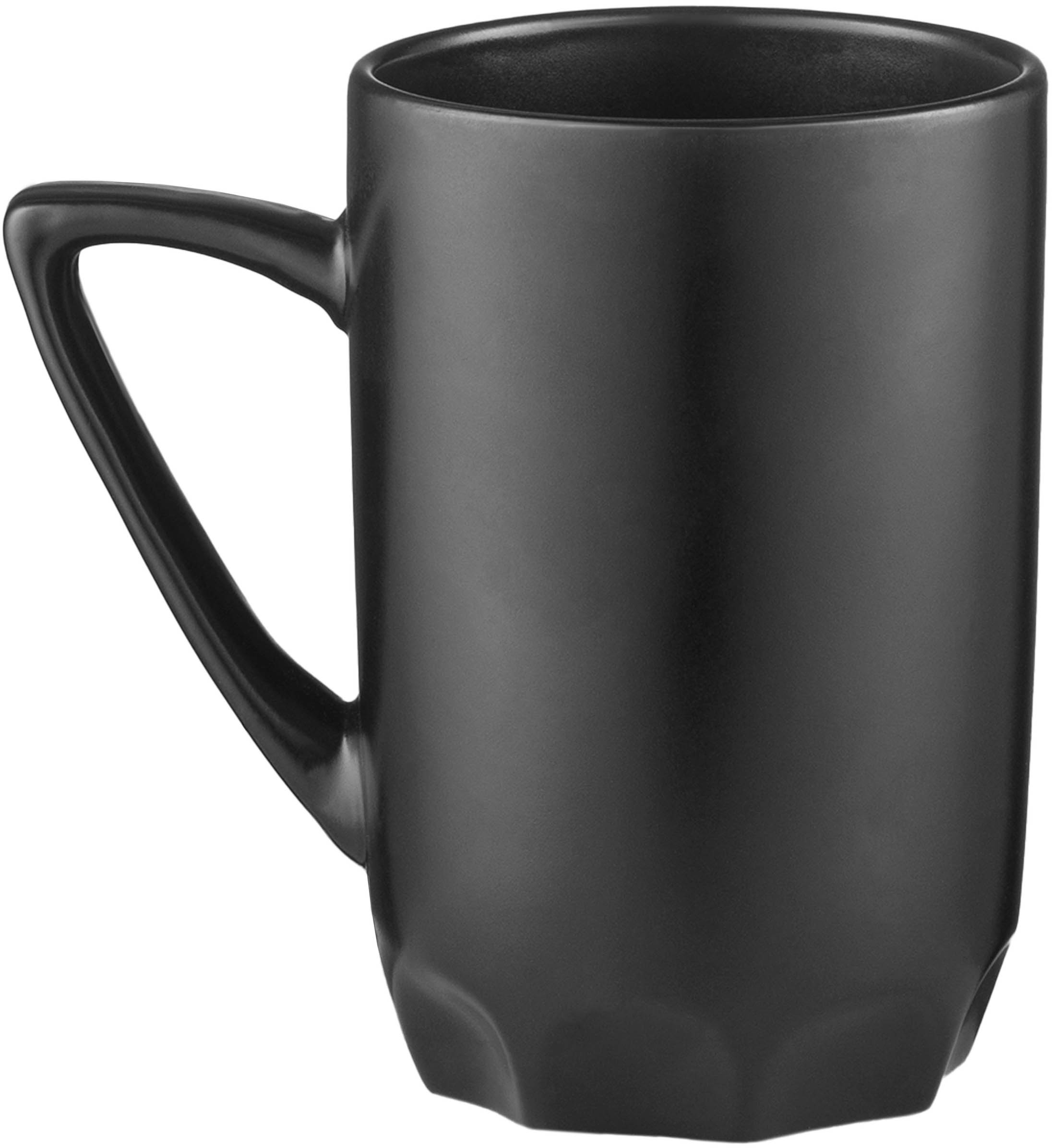 Чашка ARDESTO Lino, 340мл, кераміка, чорний (AR3072BK)фото3