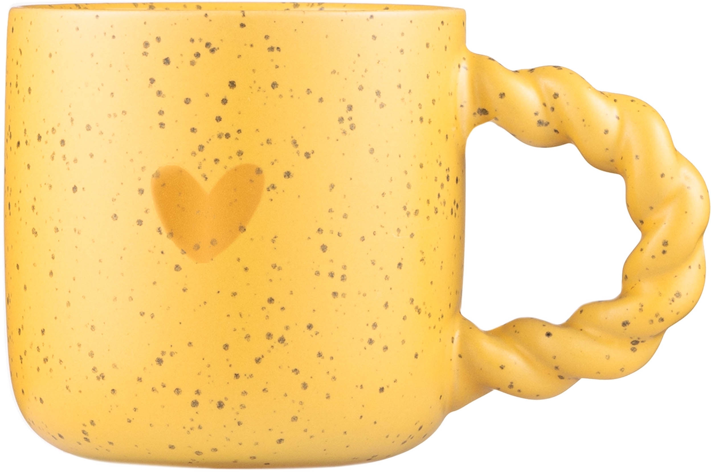 Чашка ARDESTO My heart, 300мл, кераміка, жовтий (AR3082Y)фото2