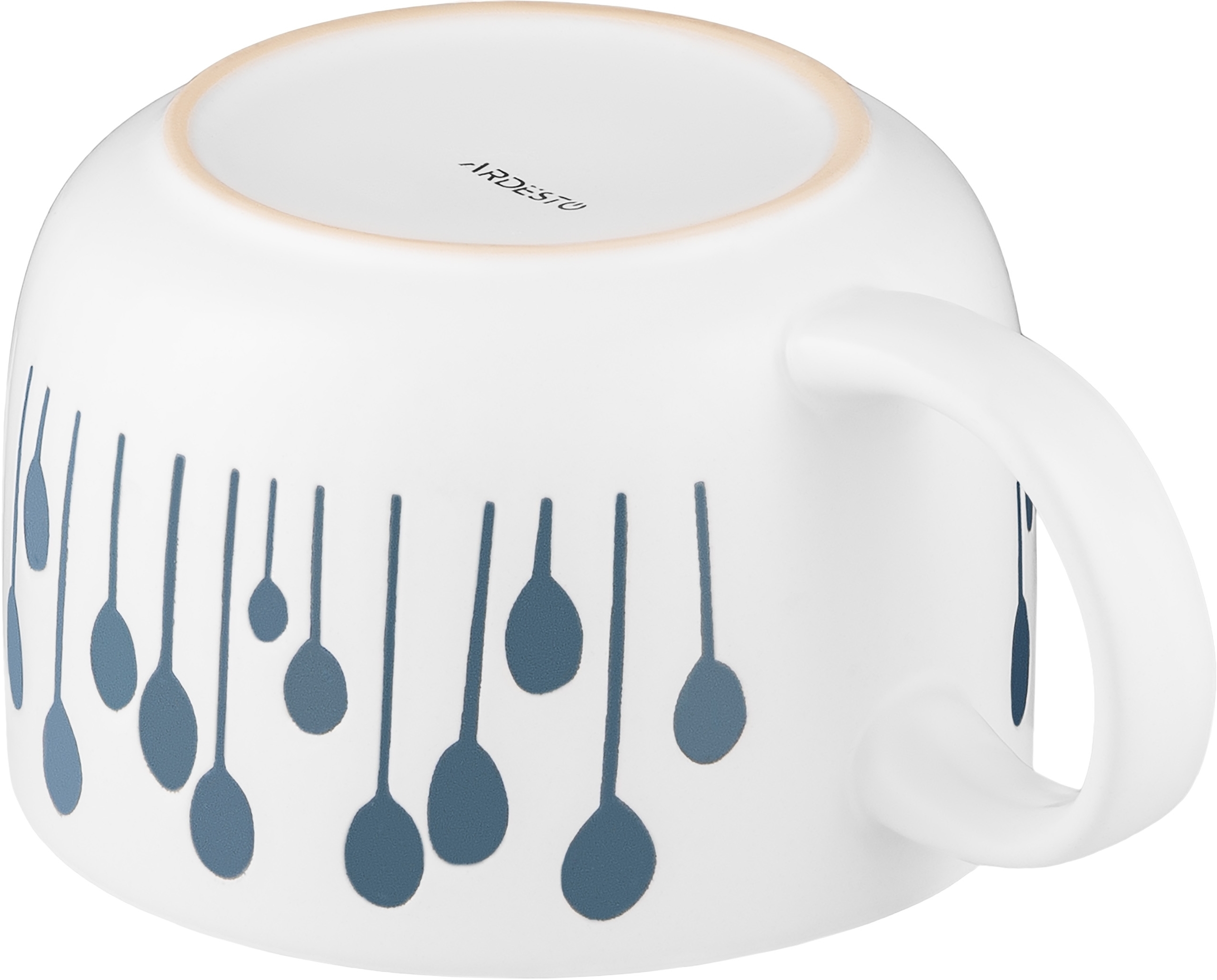 Чашка ARDESTO Piera, 450мл, кераміка, білий (AR3101)фото4