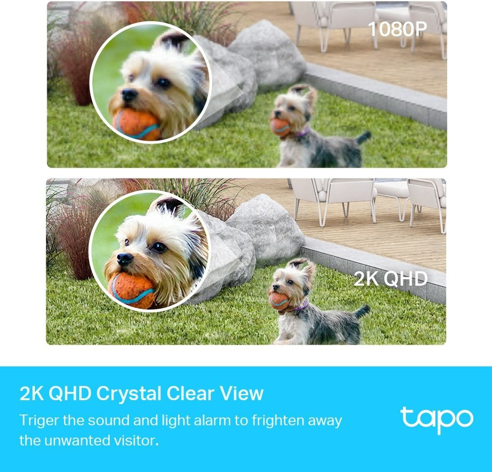 Розумна бездротова система відеоспостереження TP-LINK Tapo C420 4MP N300 (TAPO-C420S2)фото5