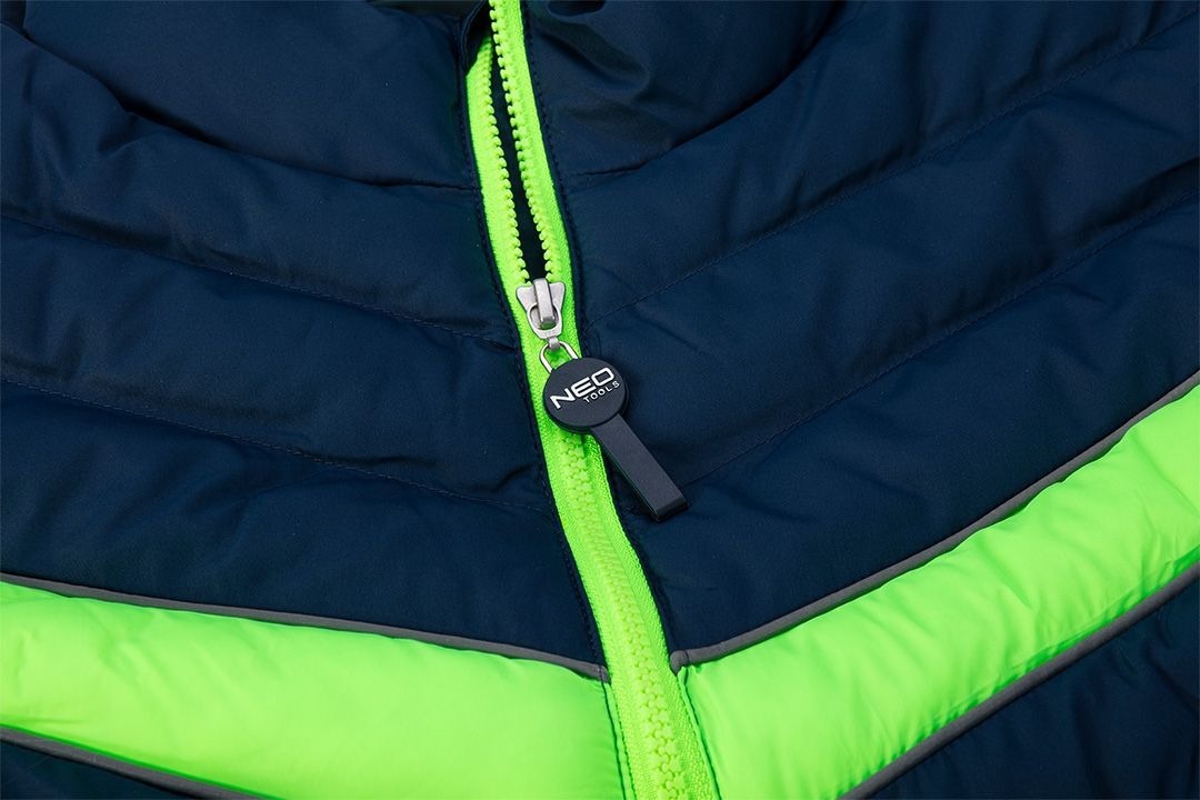 Жилет Neo Tools PREMIUM, зимовий, утеплений, L(52), чорно-салатовий (81-534-L)фото6