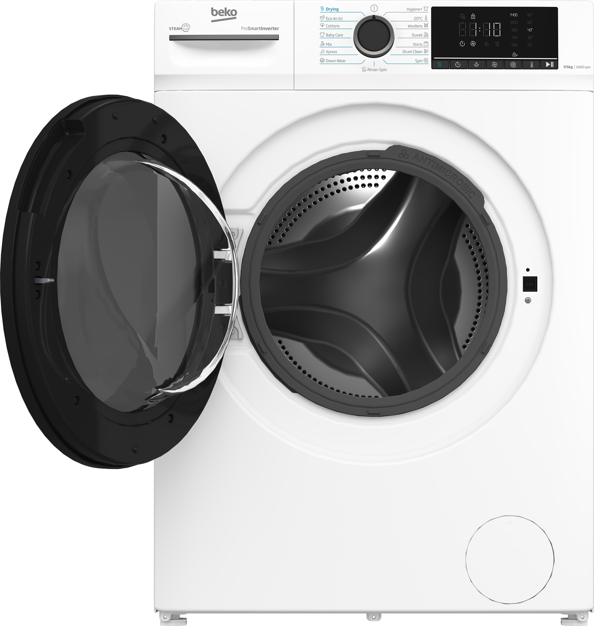 Пральна-сушильна машина Beko BMM5DFO5741Wфото