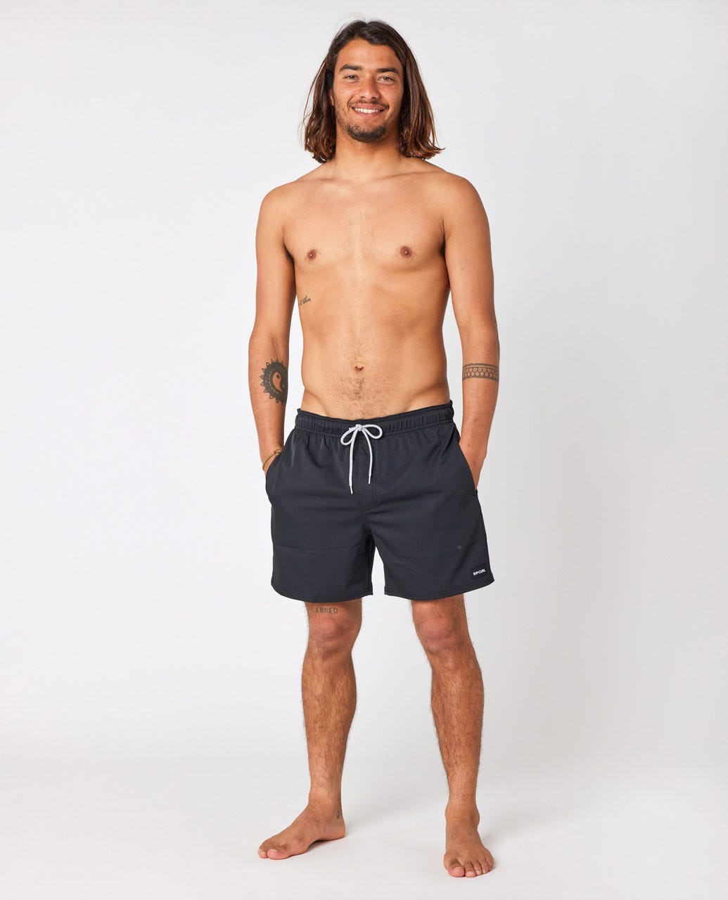 Шорты пляжные мужские Rip Curl Daily Volley 04FMBO_0090 S черные фото 6