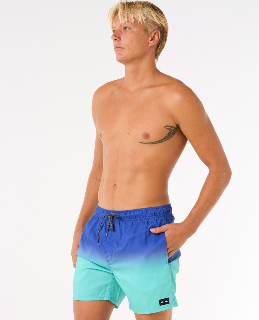 Шорты пляжные мужские Rip Curl Laze Fade Volley 0B8MBO_2141 S синие фото 5