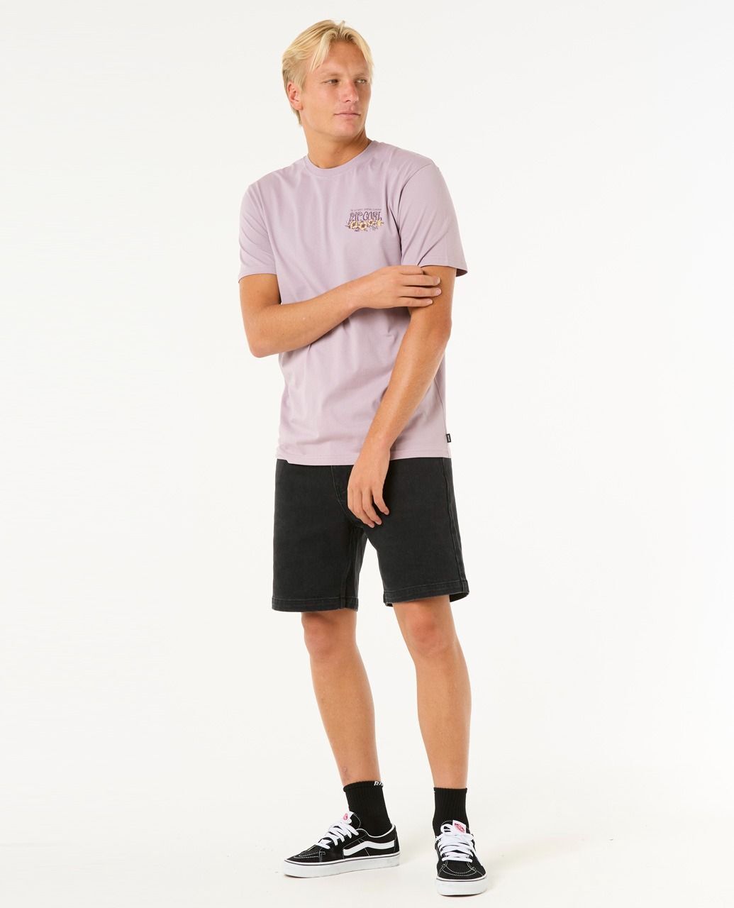 Футболка мужская Rip Curl Surf Paradise F&B Tee 0O7MTE_5587 S фиолетовая фото 5