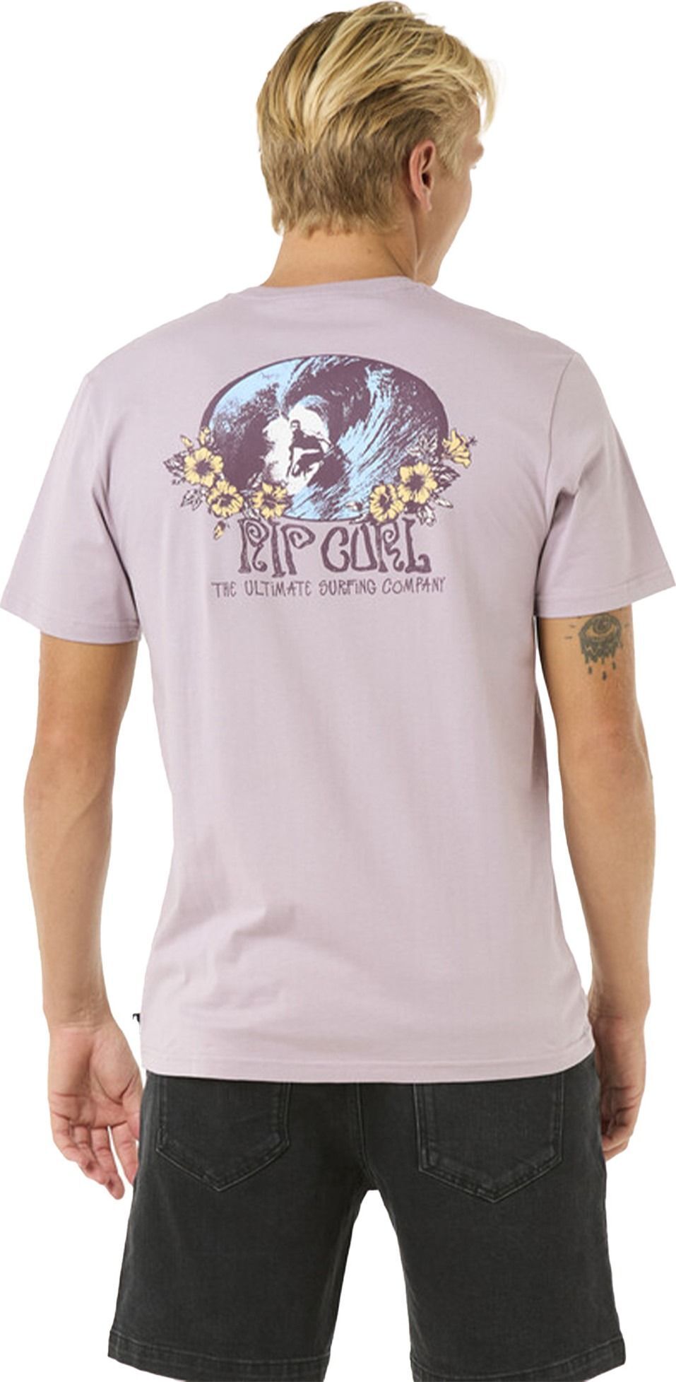 Футболка мужская Rip Curl Surf Paradise F&B Tee 0O7MTE_5587 S фиолетовая фото 2