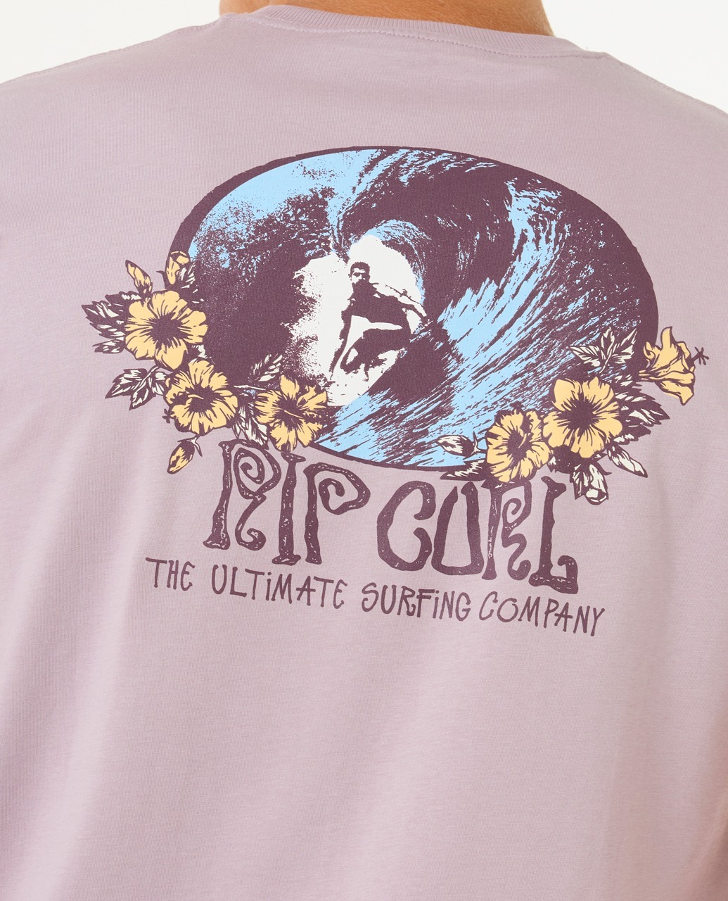 Футболка мужская Rip Curl Surf Paradise F&B Tee 0O7MTE_5587 S фиолетовая фото 4