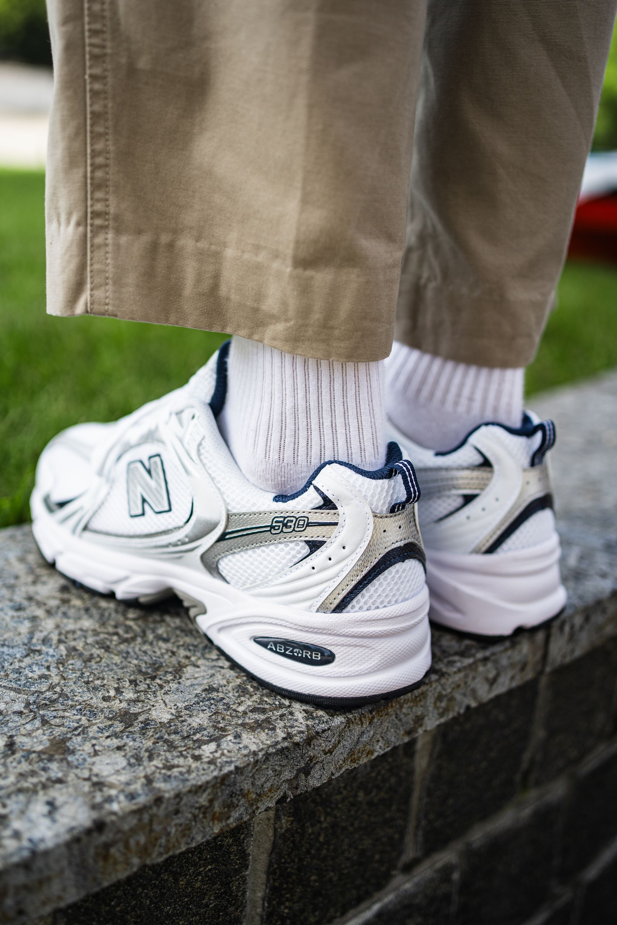 Кроссовки New Balance 530 MR530SG 46.5 (12 US) бело-синие фото 14