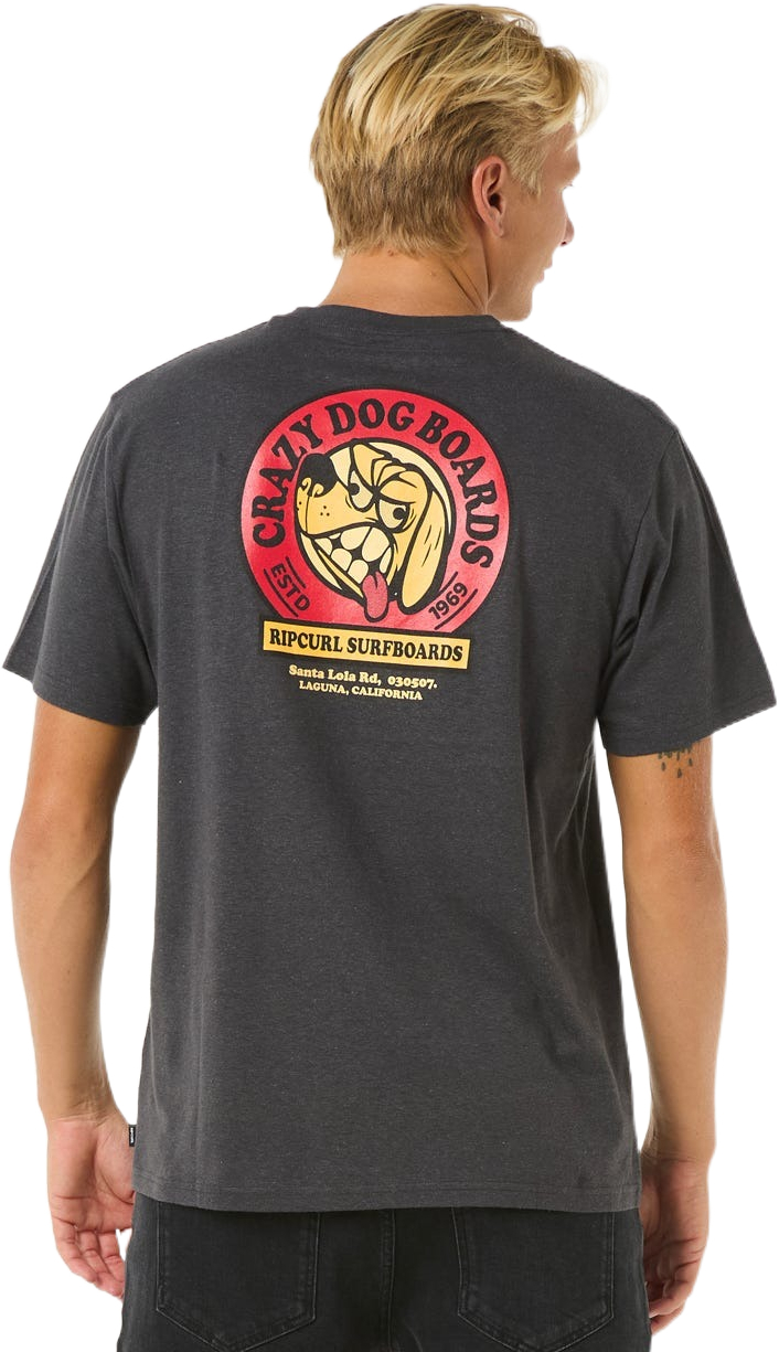 Футболка мужская Rip Curl Shaper Address Tee 0Q7MTE_8264 S черная фото 2