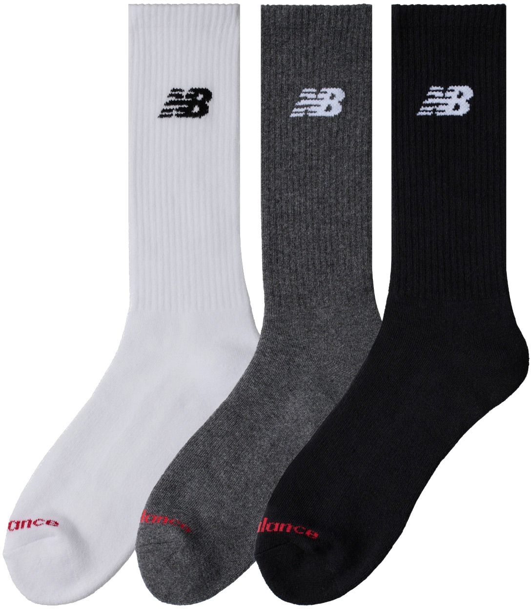 Носки New Balance Everyday Crew 3P LAS51293WM L мультиколор фото 2