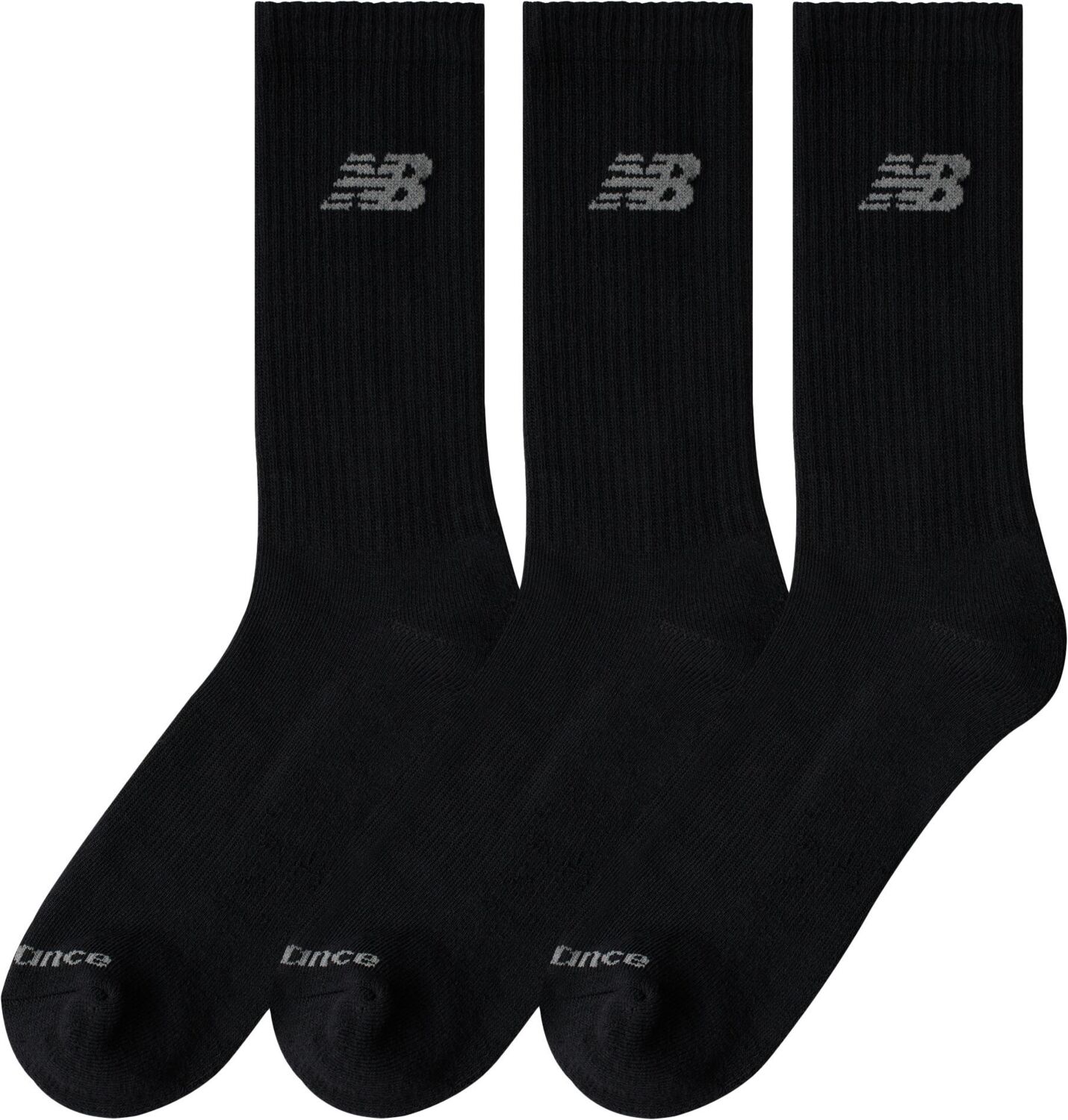 Носки New Balance Performance Basic Crew 3P LAS51423BK L черные фото