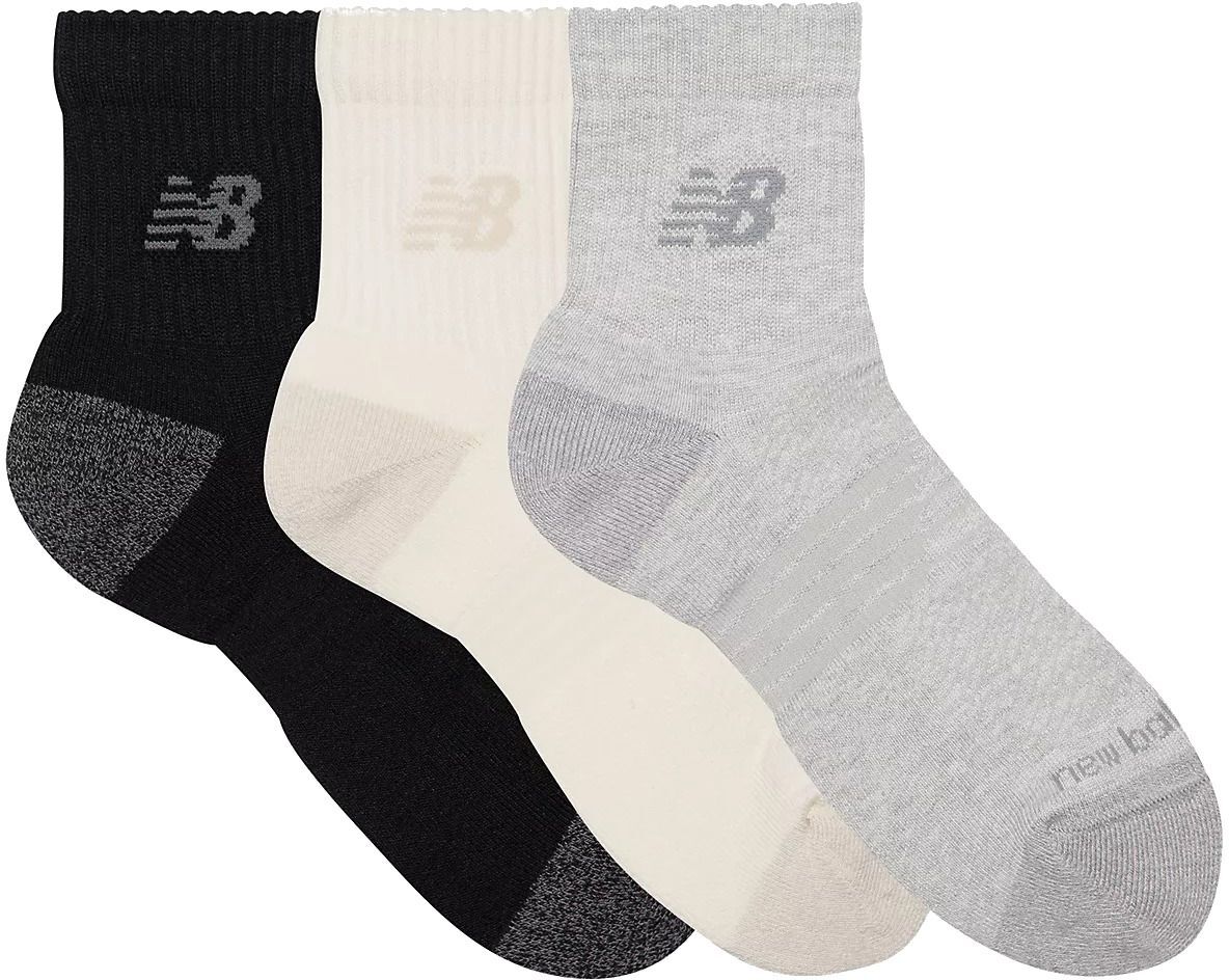Носки New Balance Active Quarter 3 Pack LAS35204AS1 L мультиколор фото 3