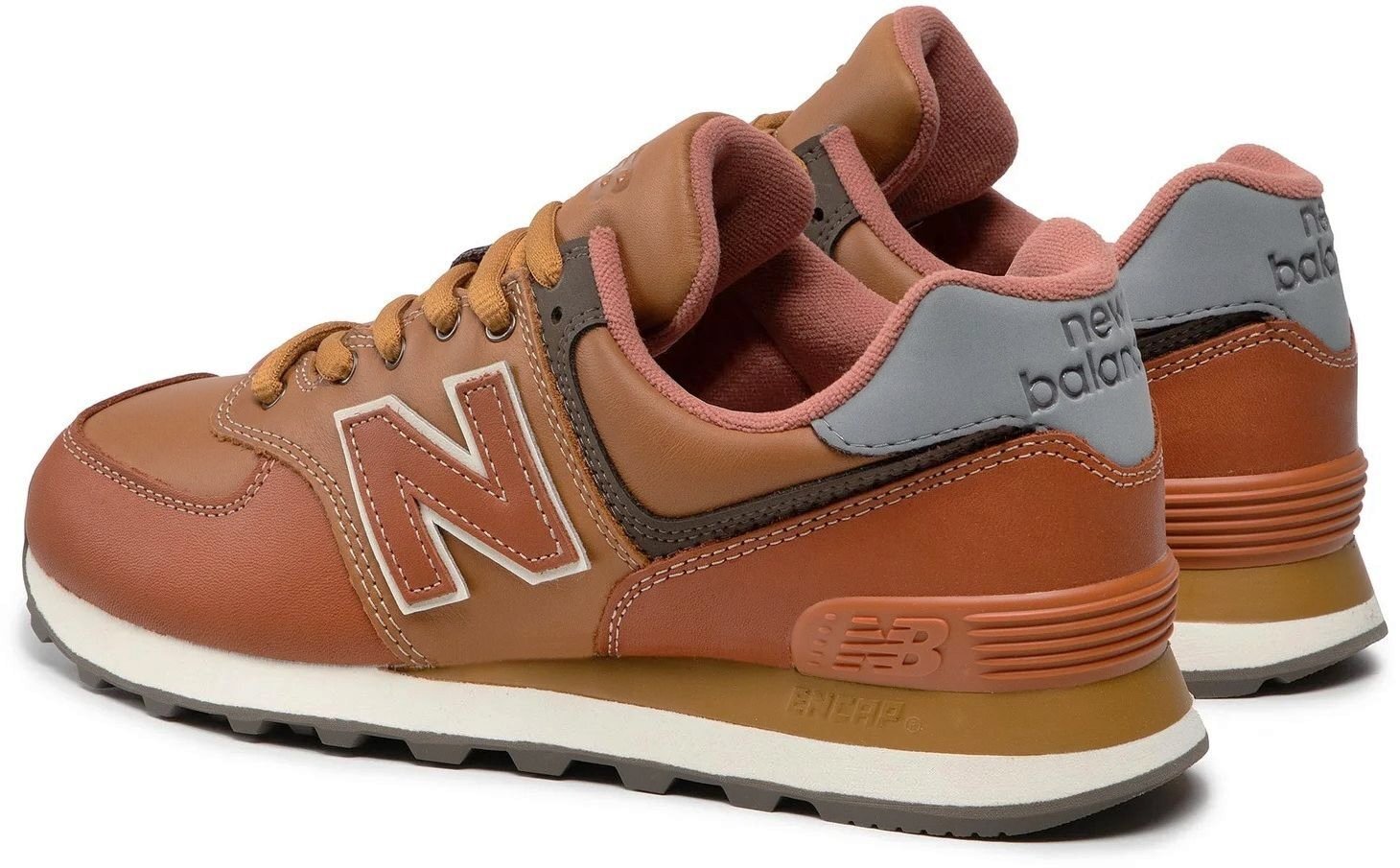 Кроссовки мужские New Balance 574 ML574OMA 45 (11 US) коричневые фото 6