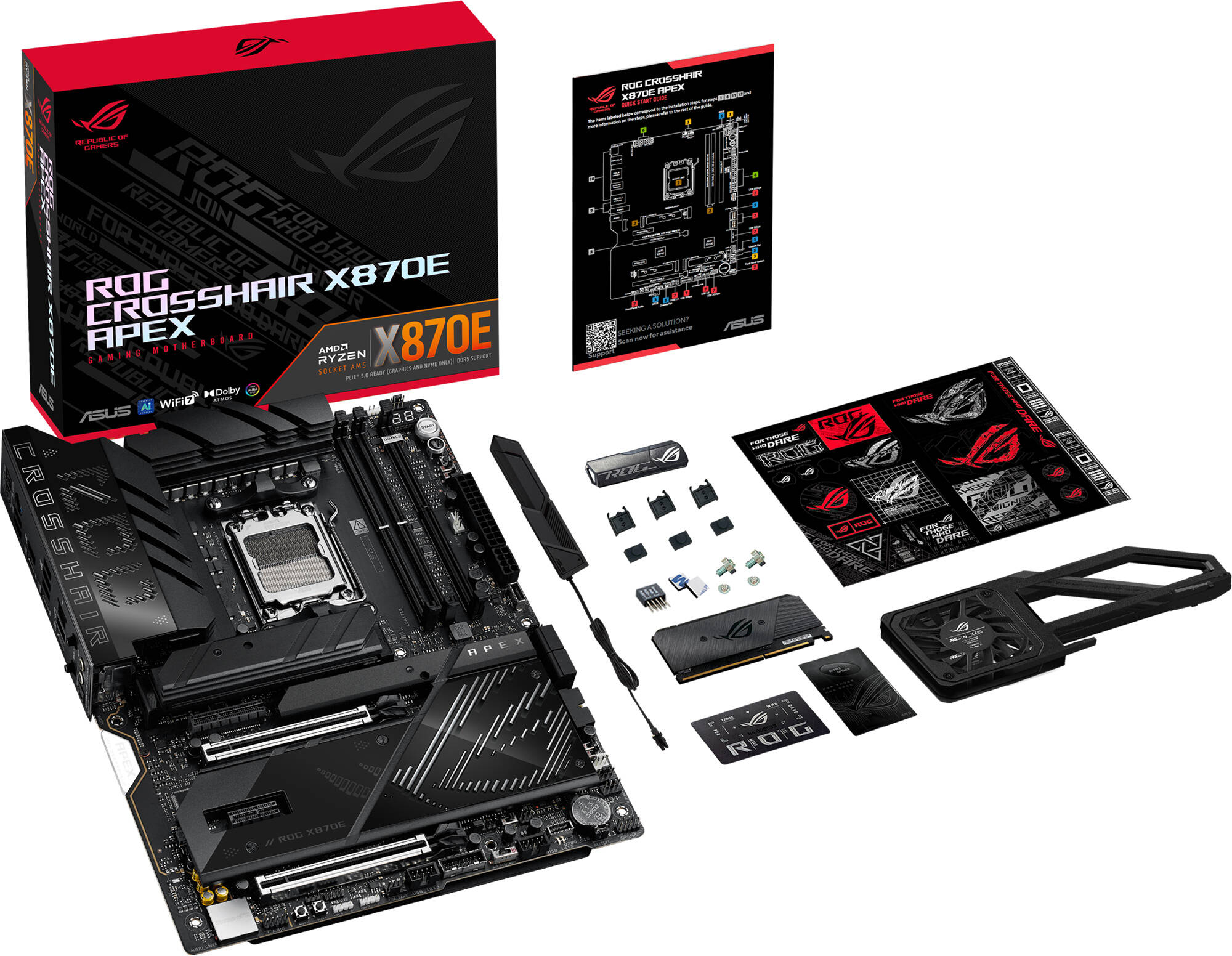 Материнcька плата ASUS ROG CROSSHAIR X870E APEX (90MB1KR0-M0EAY0)фото