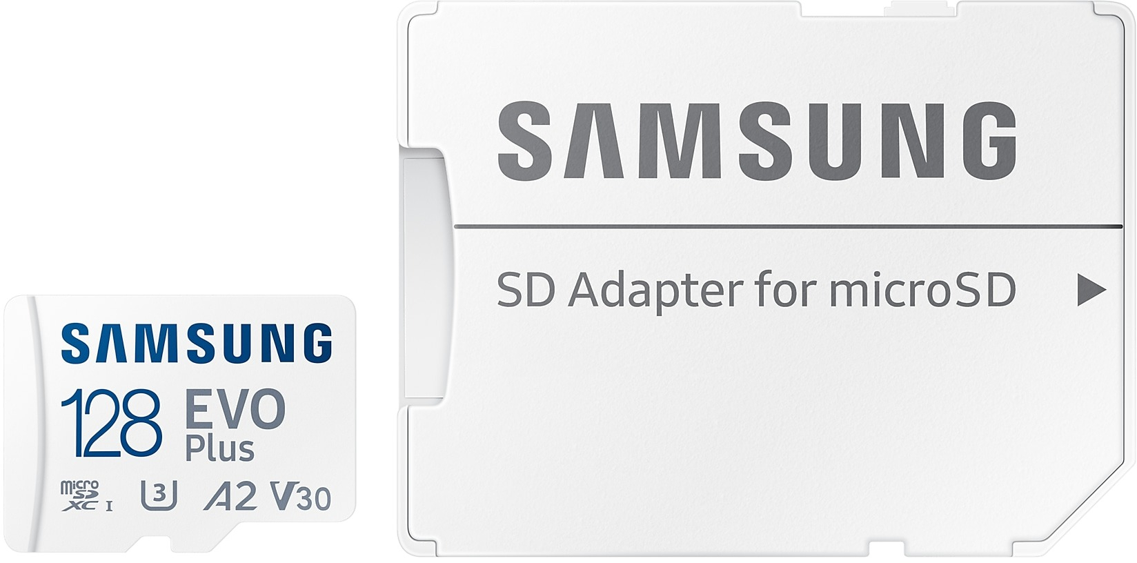 Карта памяти Samsung microSD 128GB C10 UHS-I R130MB/s Evo Plus + SD (MB-MC128SA/EU) фото 7
