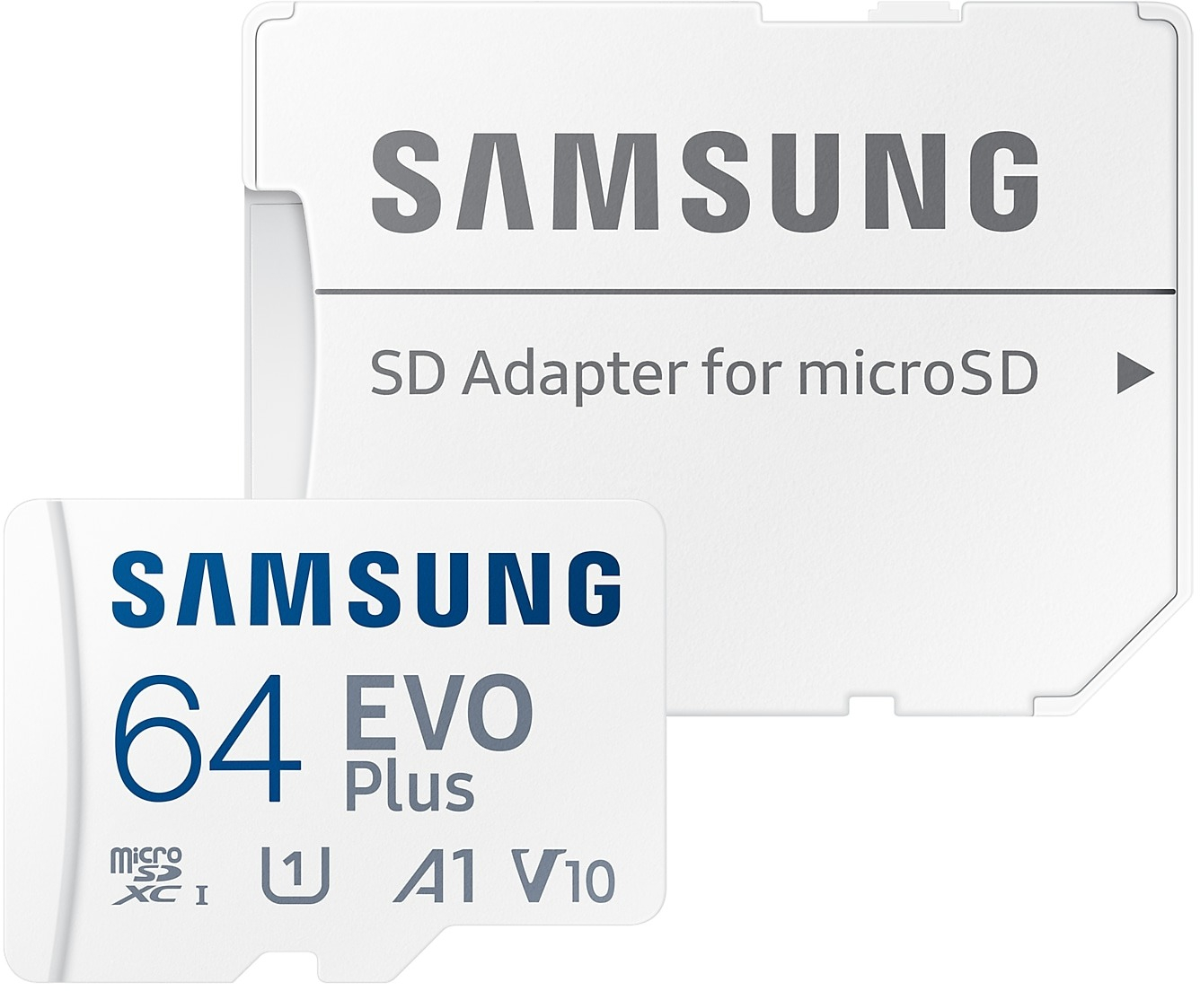 Карта памяти Samsung microSDXC 64GB C10 UHS-I R130MB/s Evo Plus + SD (MB-MC64SA/EU) фото 5