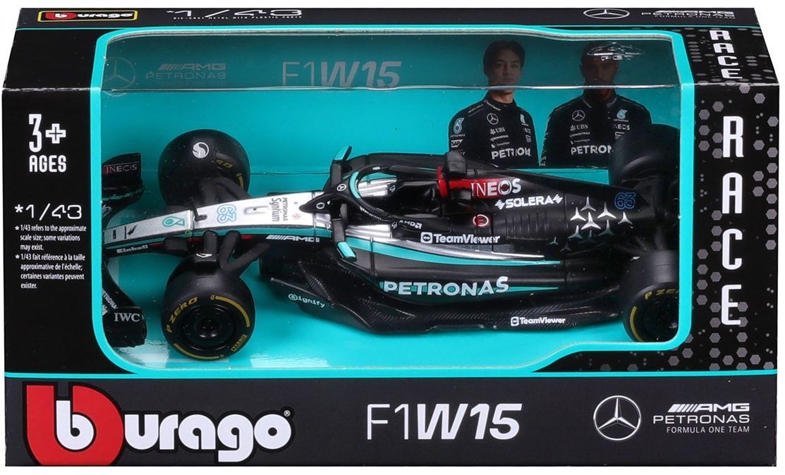 Автомодель - Mercedes-AMG F1 W15 Performance (2024) (1:43), (18-38208)фото20