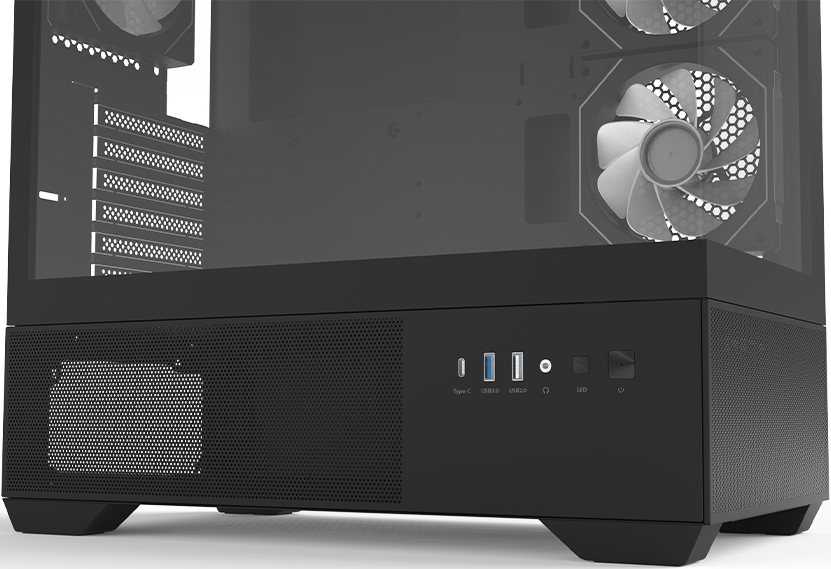 Корпус Zalman Chronix без БП (CHRONIXBLACK) фото 9