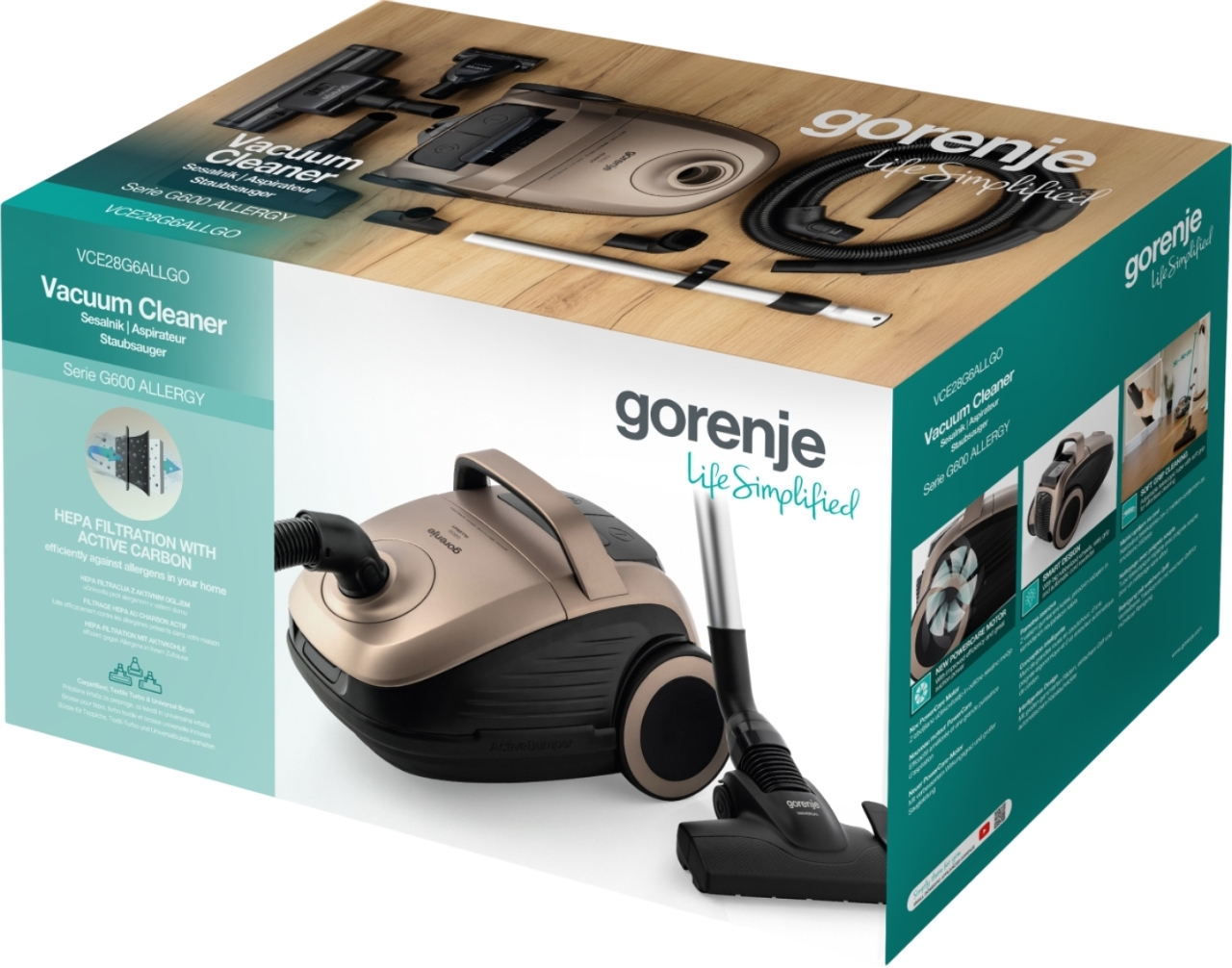 Пылесос Gorenje VCE28G6ALLGO фото