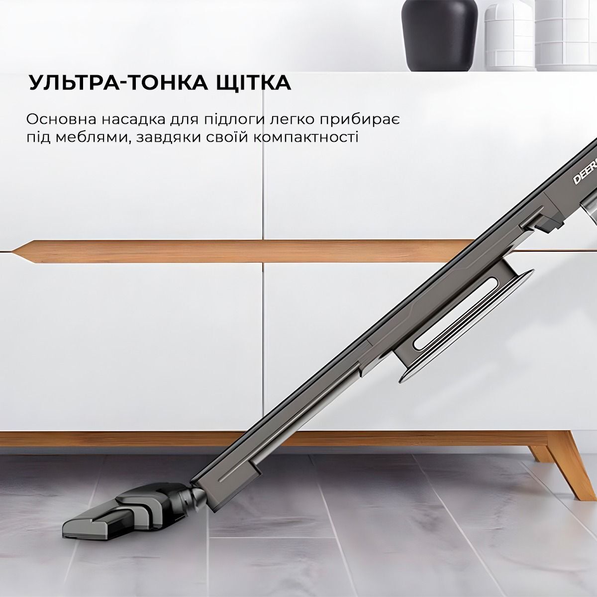 Пилосос Deerma Stick Vacuum Cleaner Cord Gray (DX700S)фото