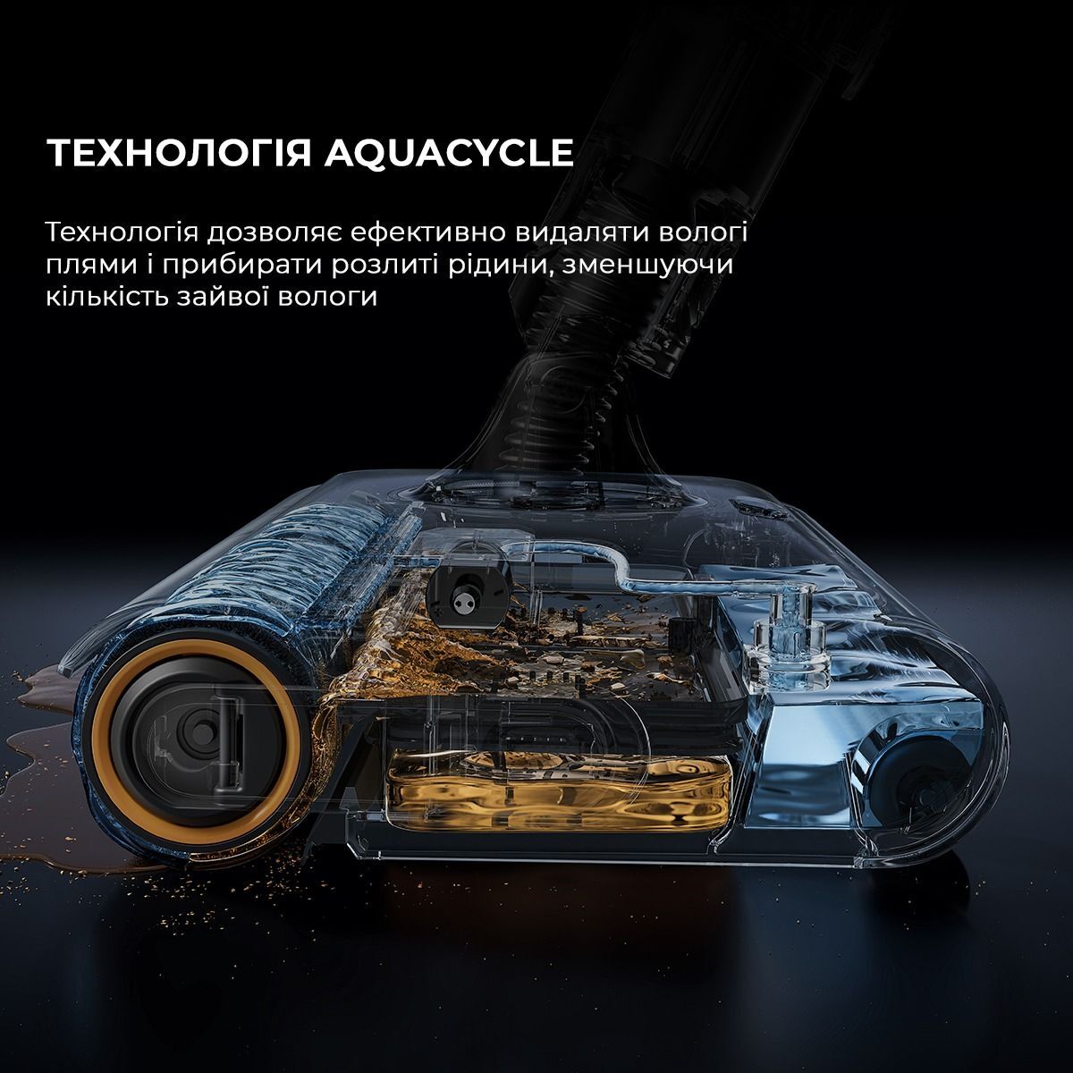 Аккумуляторный пылесос Dreame Z30 Aqua Cycle фото