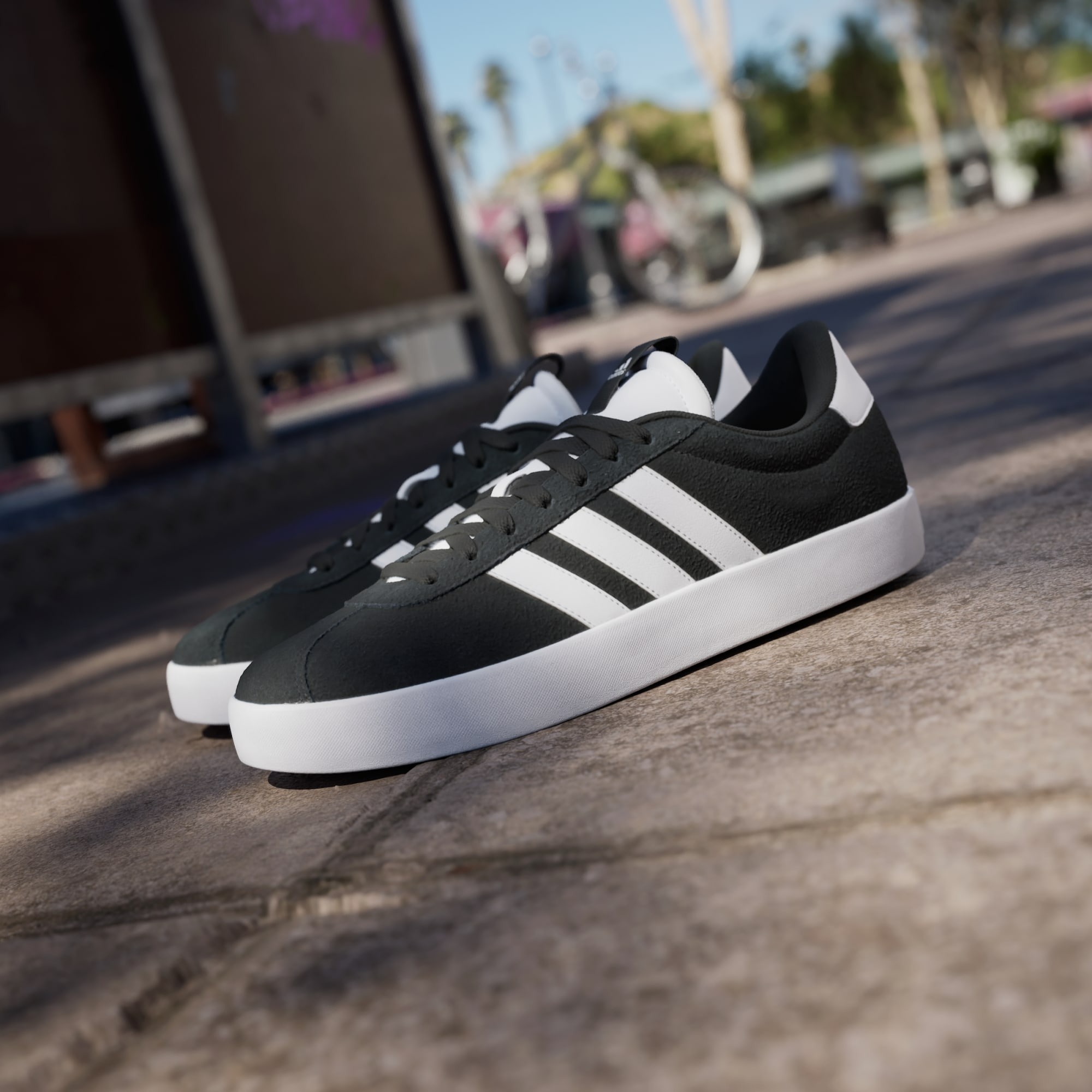 Кеды мужские Adidas Vl Court 3.0 ID6278 40 (6.5 UK) черные фото 