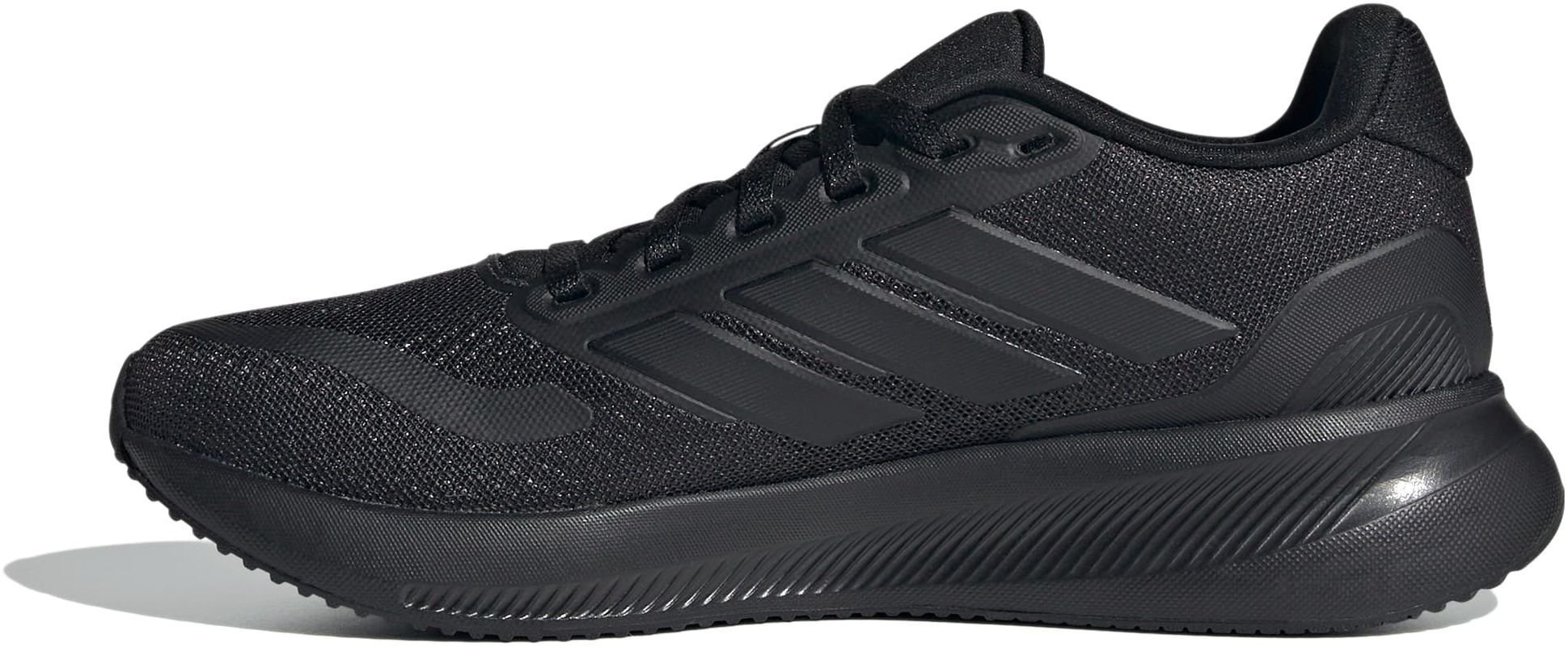 Кроссовки подростковые Adidas Runfalcon 5 J IE8586 36 (3.5 UK) черные фото 2