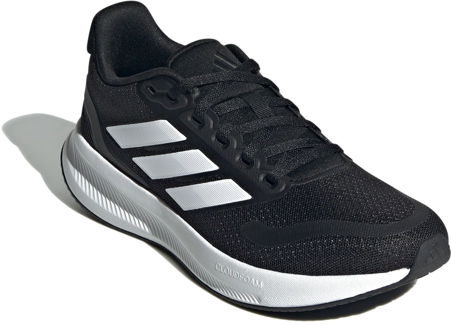 Кроссовки подростковые Adidas Runfalcon 5 J IE8589 36 (3.5 UK) черные фото 3