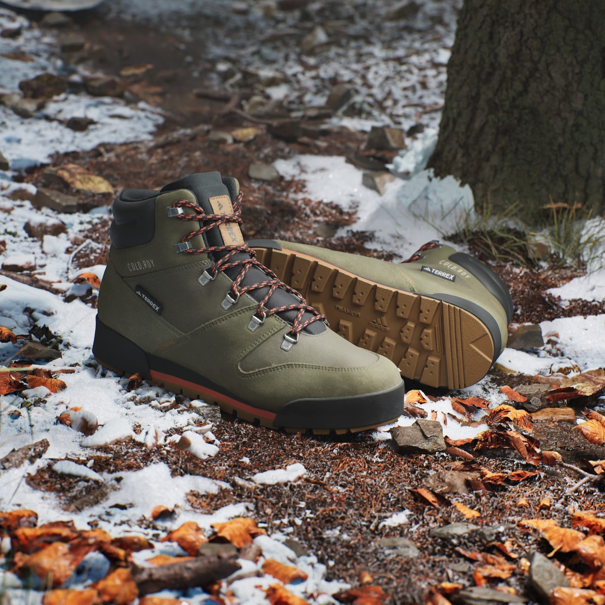 Черевики трекінгові чоловічі Adidas Terrex Snowpitch C.RDY IH3665 40 (6.5 UK) оливковіфото