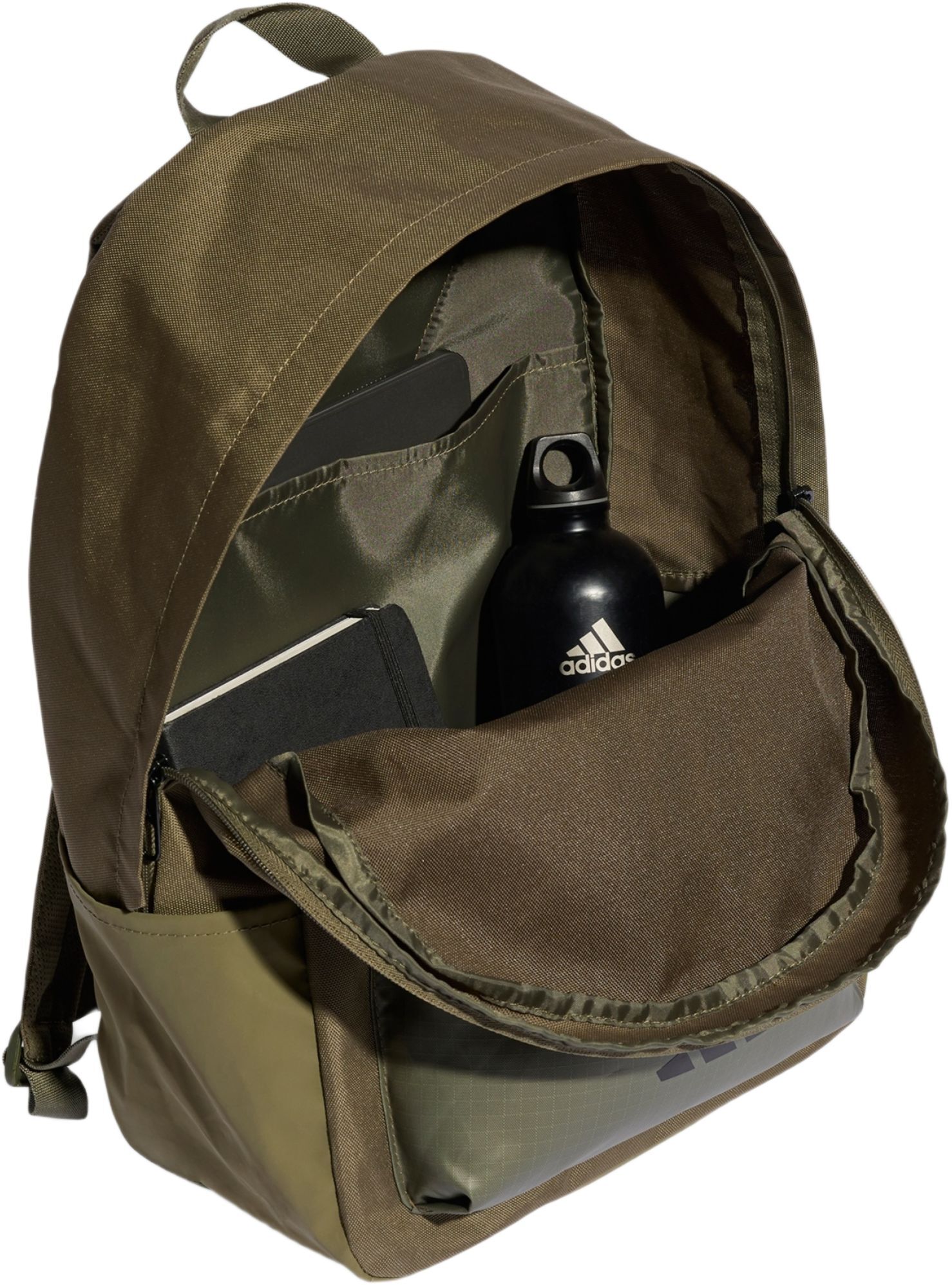 Рюкзак Adidas Clsc Bars 3S IS7042 NS оливковийфото