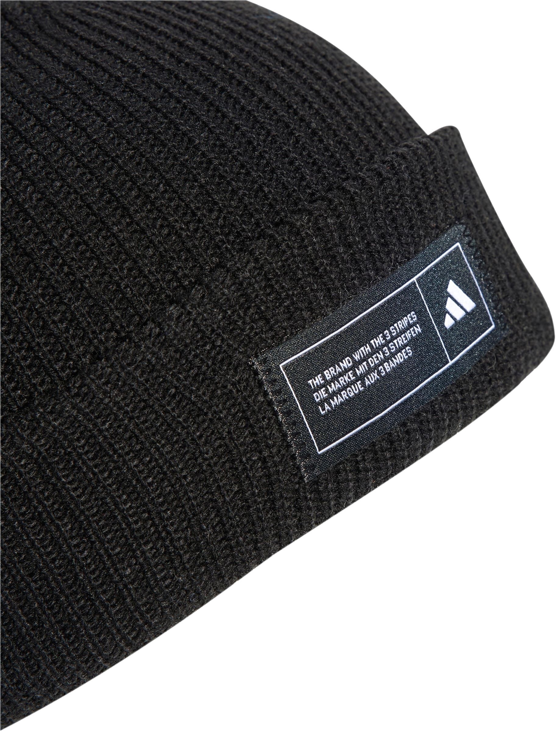 Шапка Adidas Ess Beanie Cuff IT4633 OSFW черная фото 2