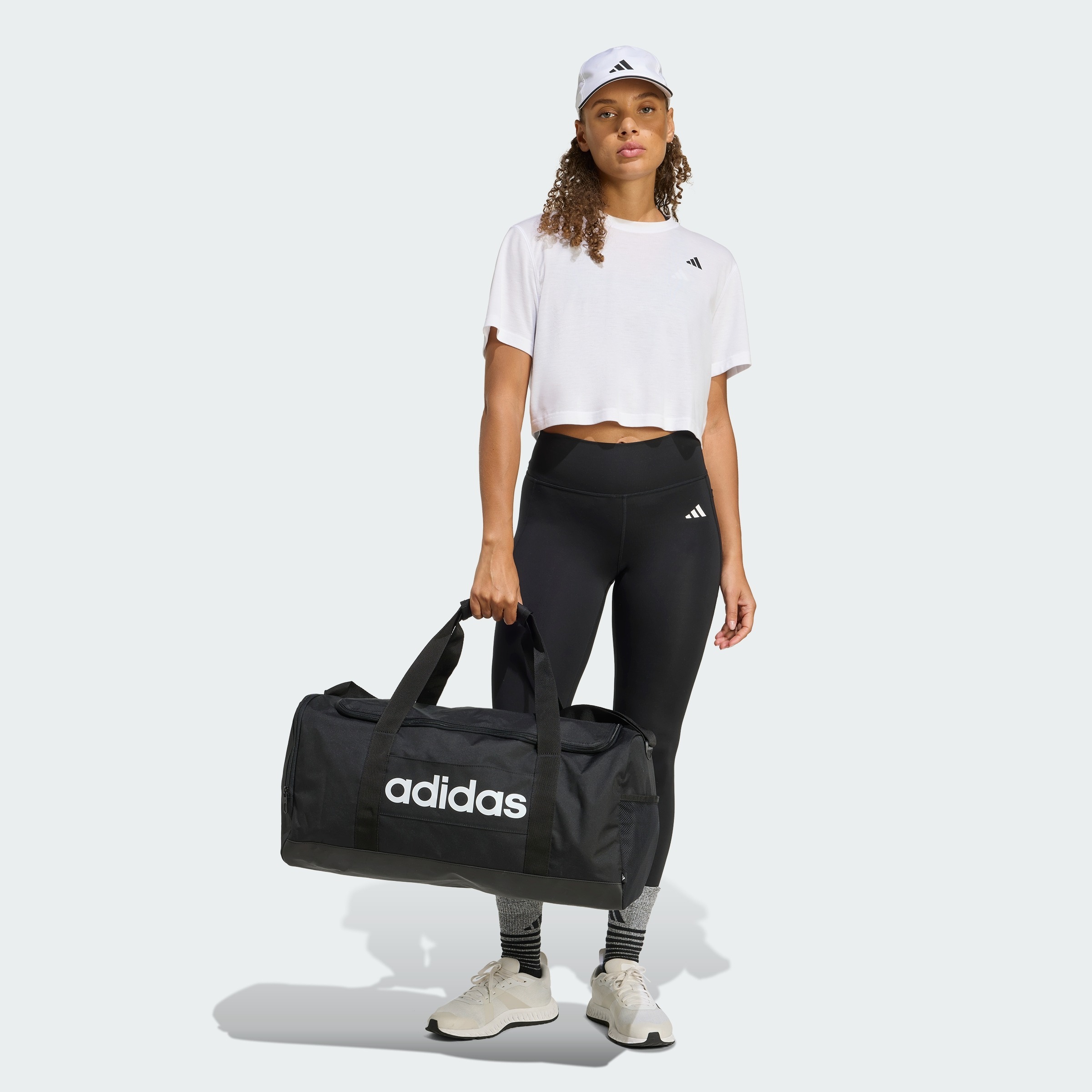Сумка Adidas Linear Duffel M JD9555 NS чорнафото7