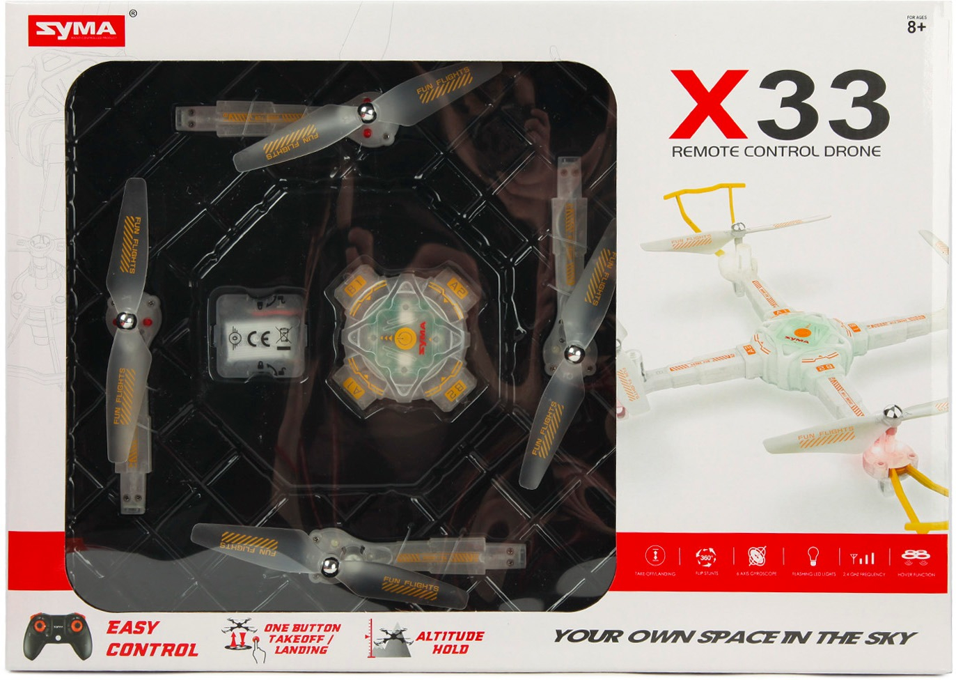 Квадрокоптер іграшковий "X33" на р/к ТМ "SYMA" (X33)фото8