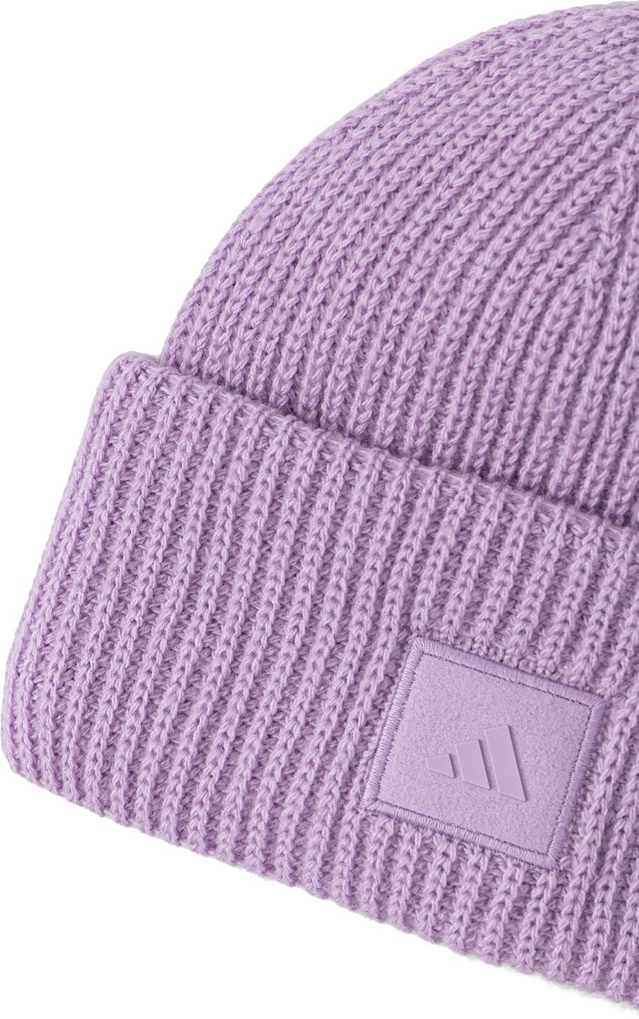 Шапка Adidas Wid Cuff Beanie JM1543 OSFW фиолетовая фото 2