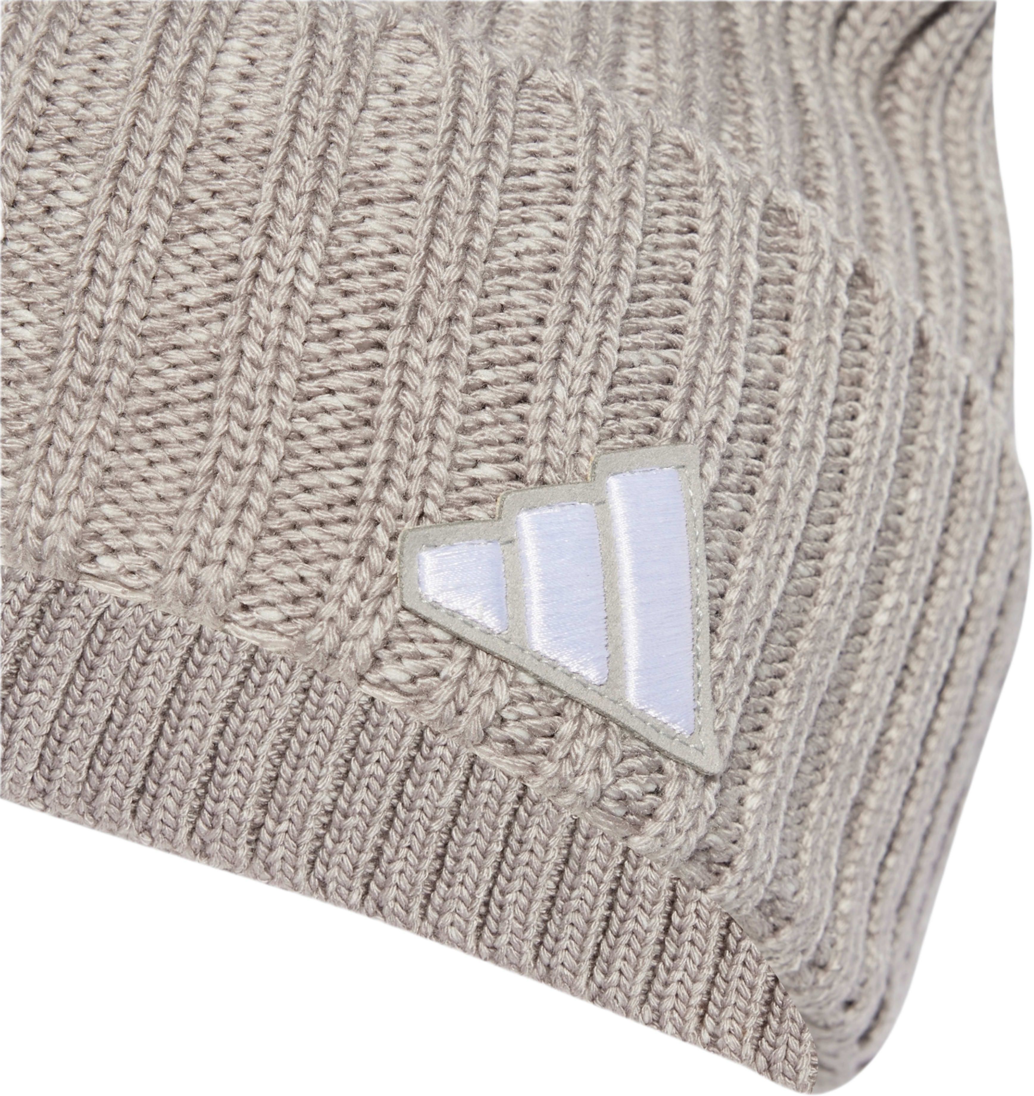 Шапка Adidas Melange Beanie JM1653 OSFW серая/белая/черная фото 2