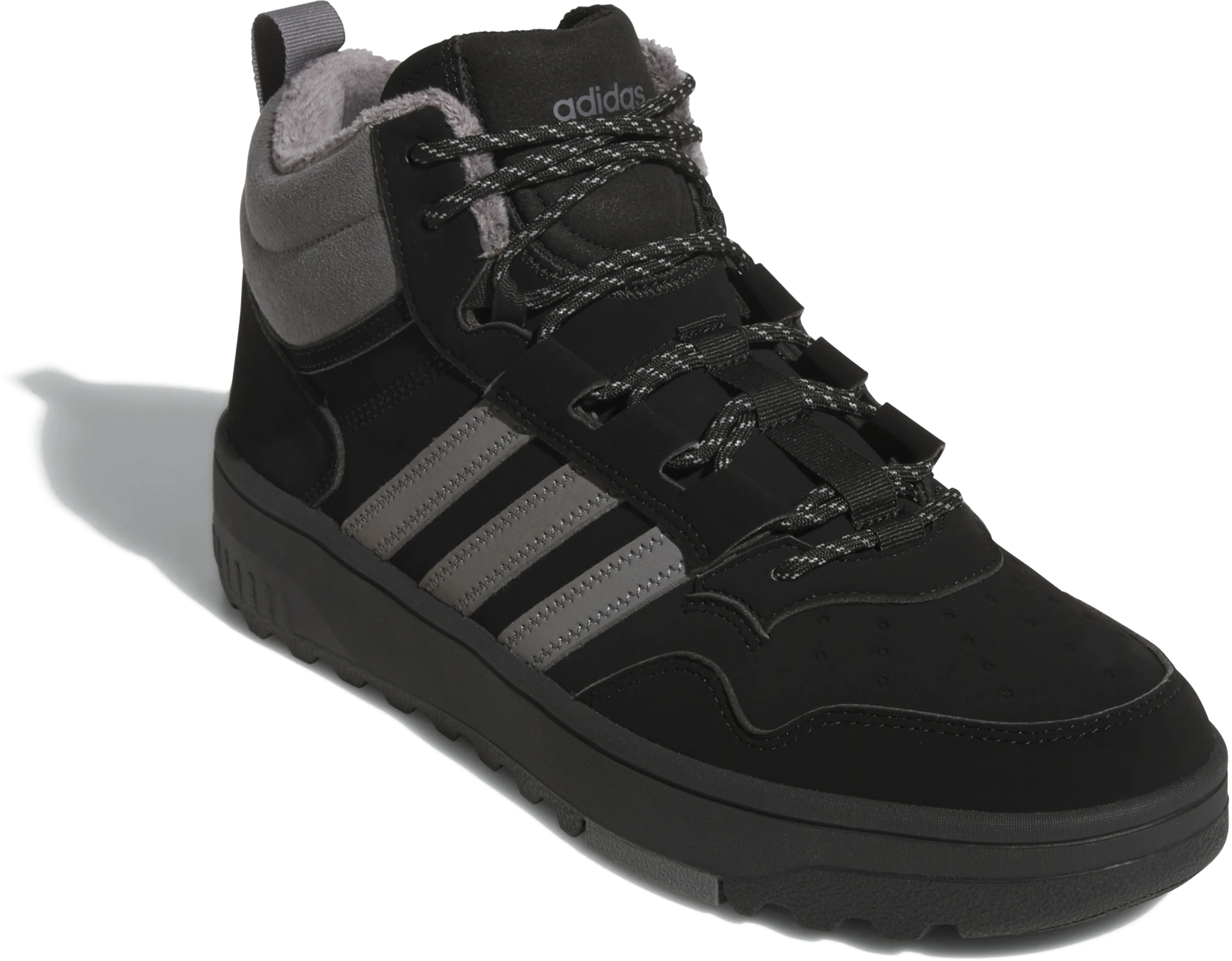 Ботинки Adidas Hoops 4.0 Mid Winterized JQ5361 36 (3.5 UK) черные фото 3