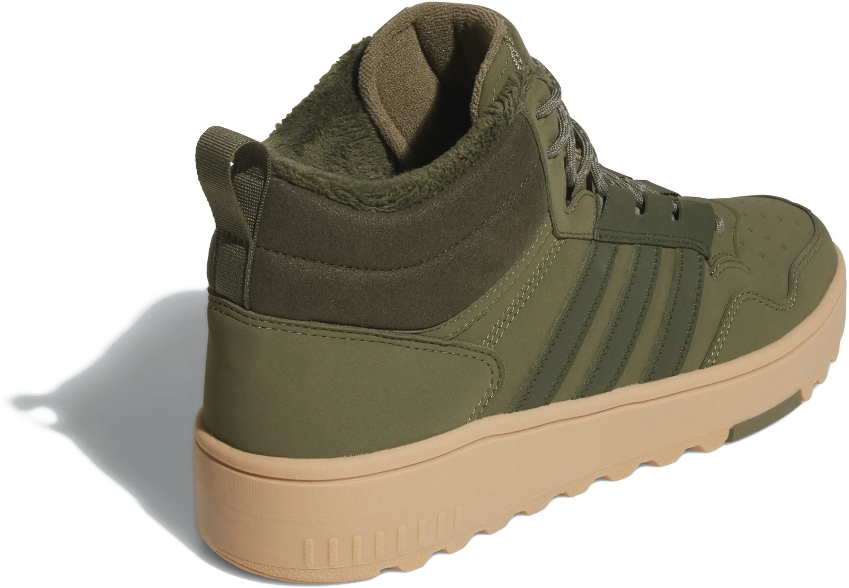 Ботинки Adidas Hoops 4.0 Mid Winterized JQ5363 44 2/3 (10 UK) оливковые фото 4