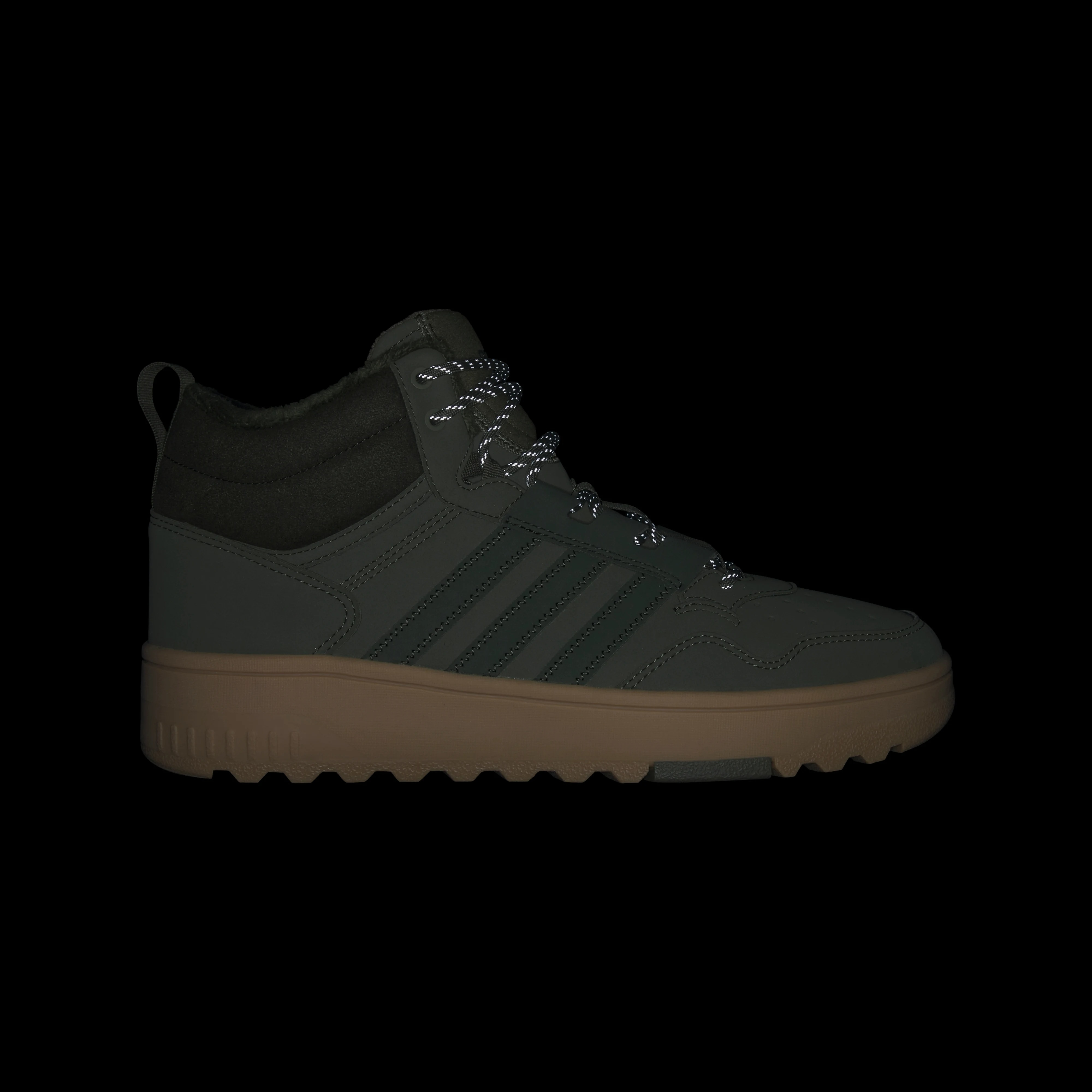 Ботинки Adidas Hoops 4.0 Mid Winterized JQ5363 44 2/3 (10 UK) оливковые фото 9