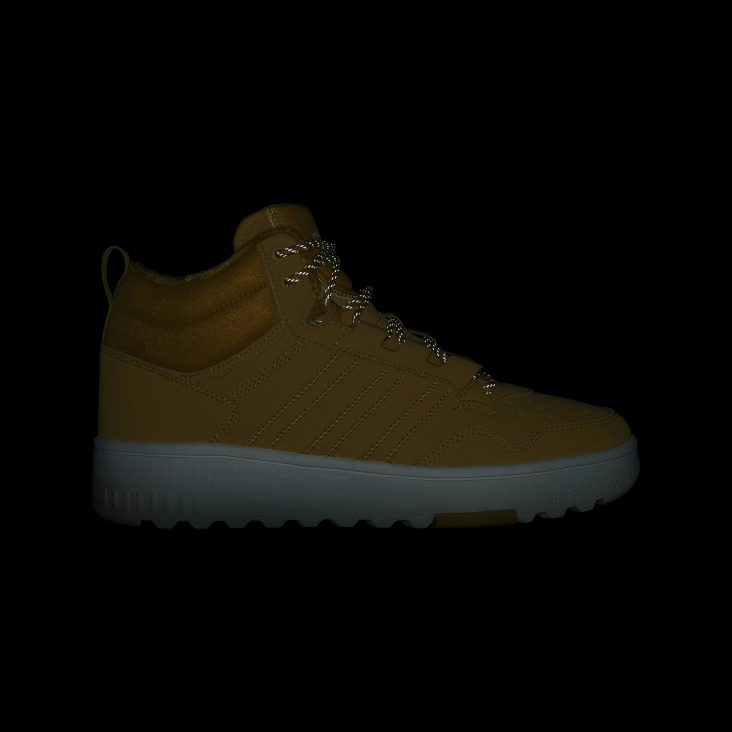 Ботинки Adidas Hoops 4.0 Mid Winterized JQ5365 36 (3.5 UK) горчичные фото