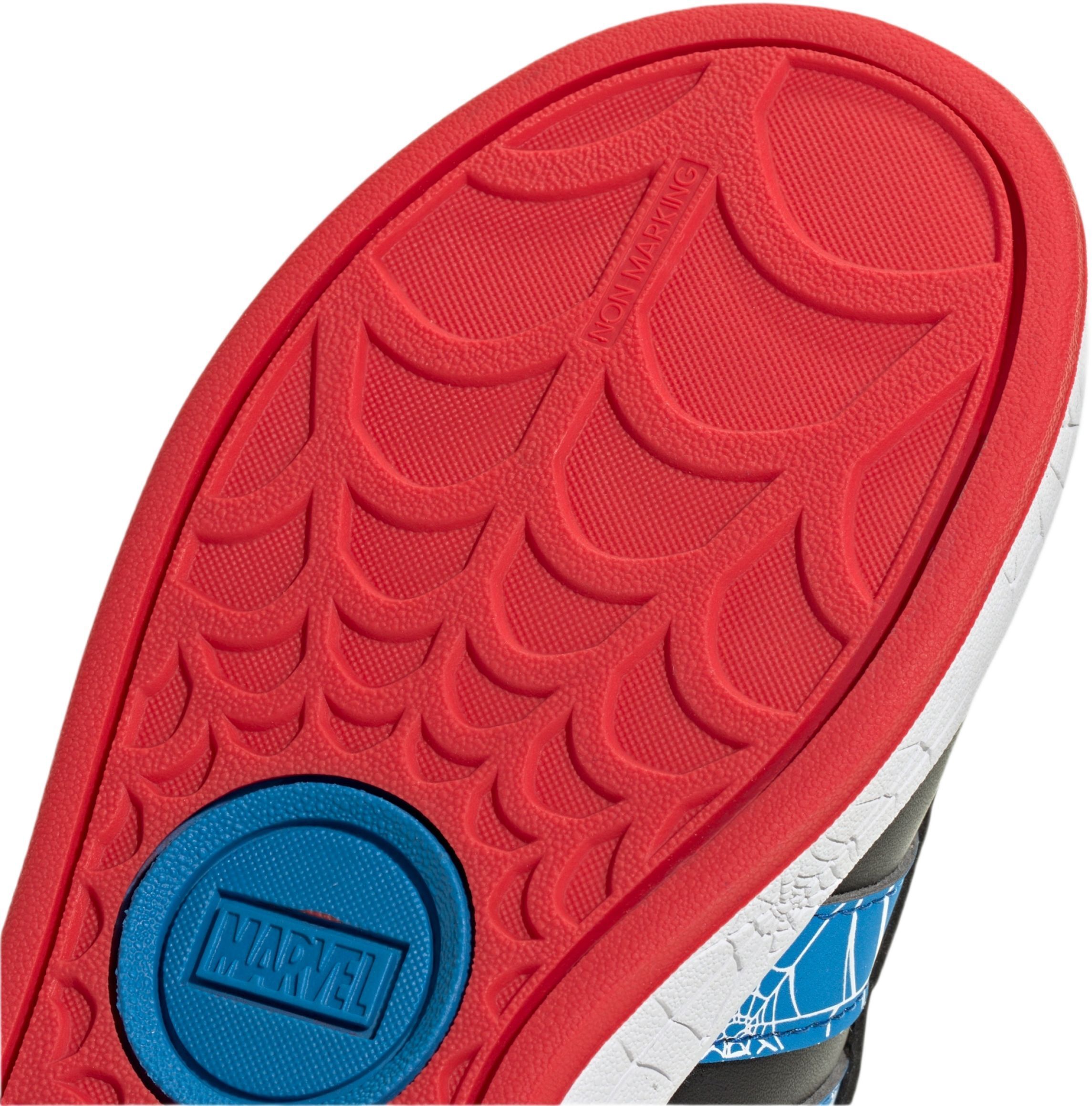 Кеды детские Adidas Grand Court Spider-Man EL K JQ8073 28 (10K UK) черные фото 8