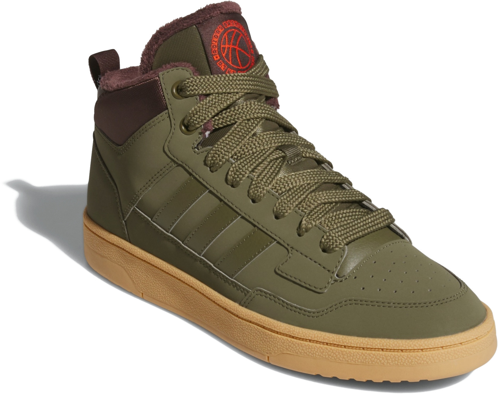 Ботинки Adidas Rapid Court Mid Winterized JR0184 36 (3.5 UK) оливковые фото 3