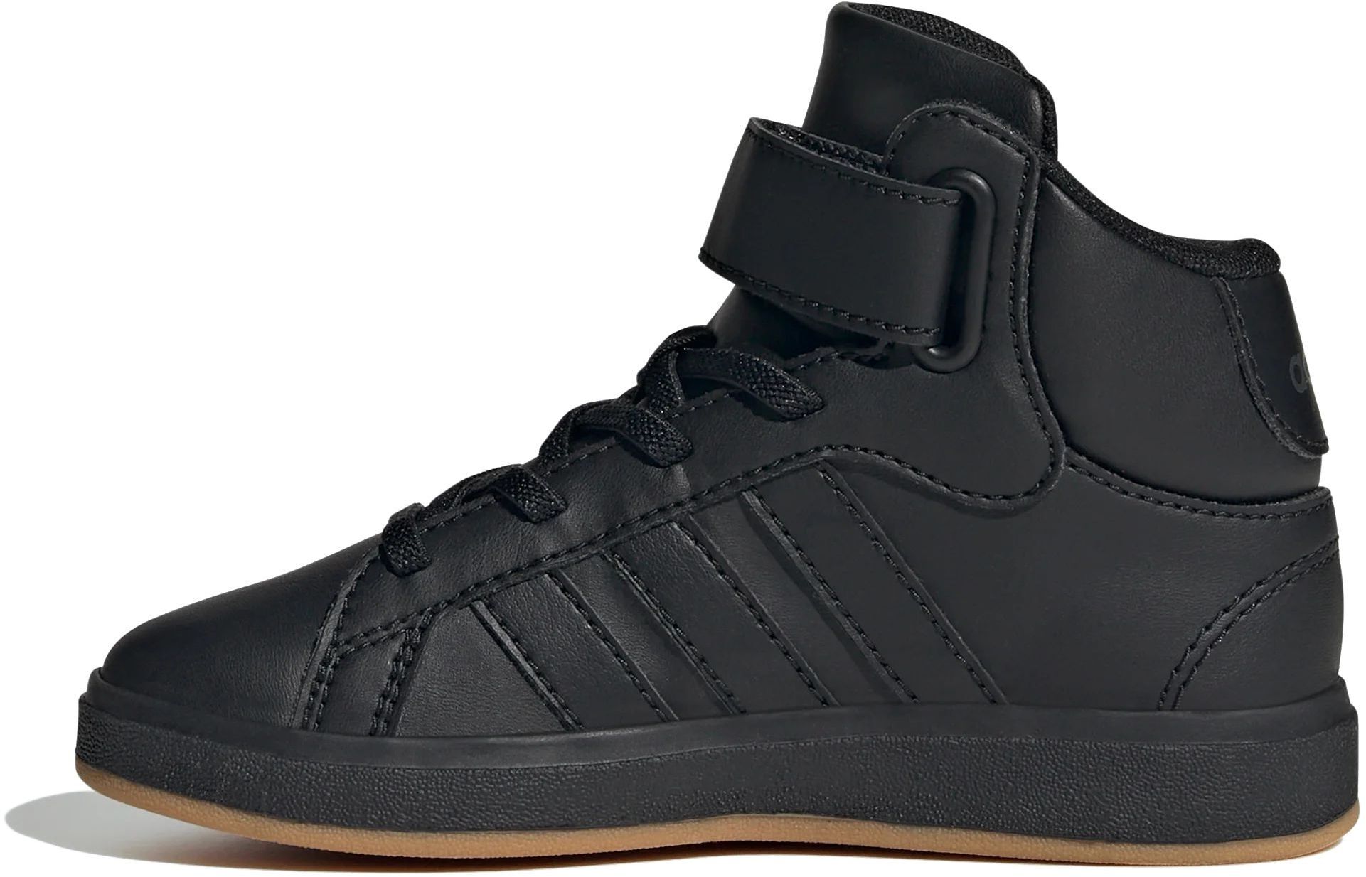 Кроссовки подростковые Adidas Grand Court Mid K JR0804 36 (3.5 UK) черные фото 2