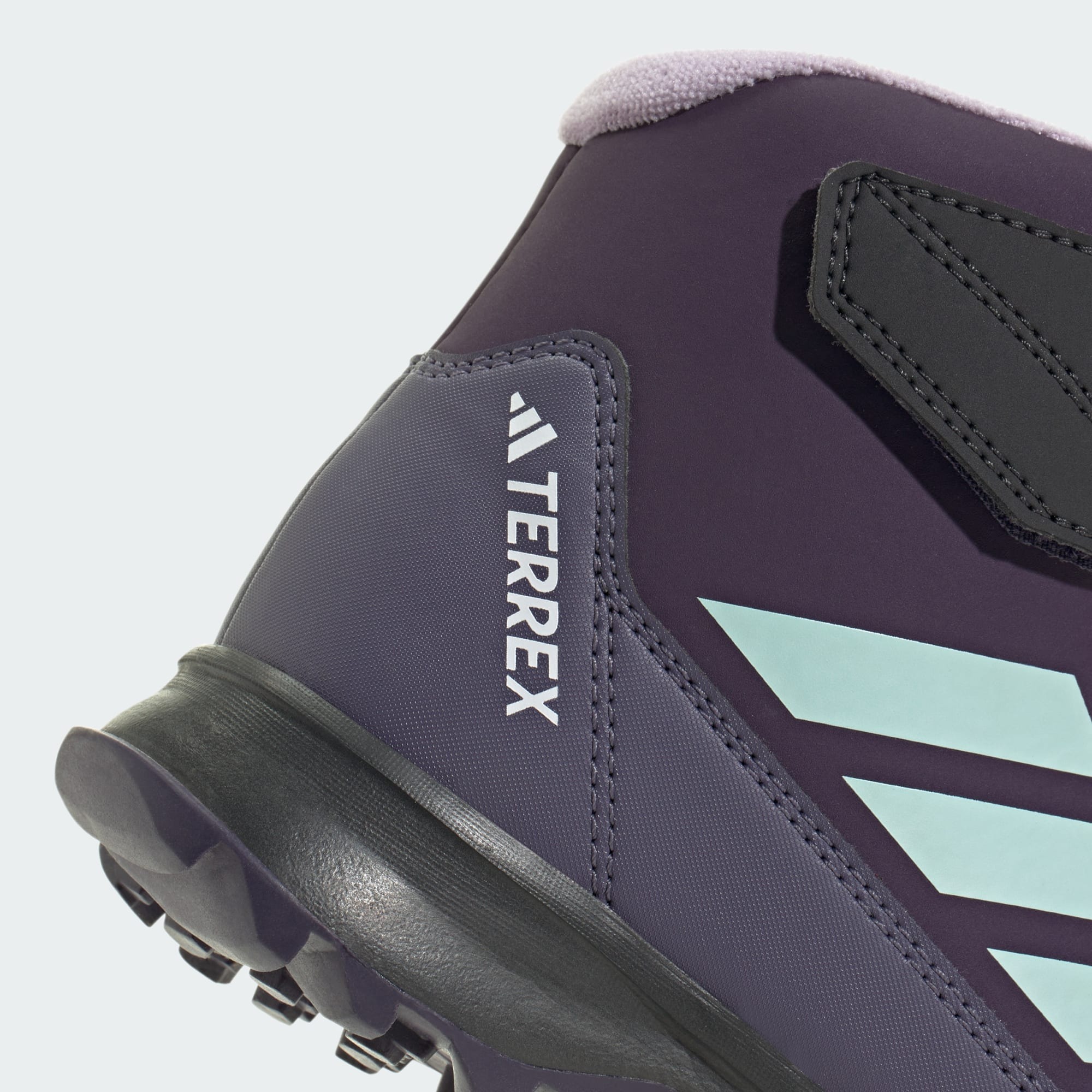 Ботинки для девочек Adidas Ter terus Snow CW K JR4190 28 (10UK) фиолетовые фото 8