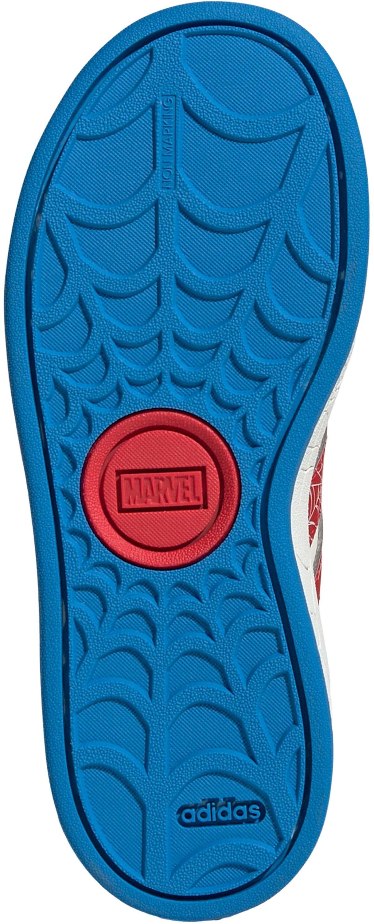 Кеды детские Adidas Grand Court Spider-Man EL K JS0778 28 (10K) белые фото 6