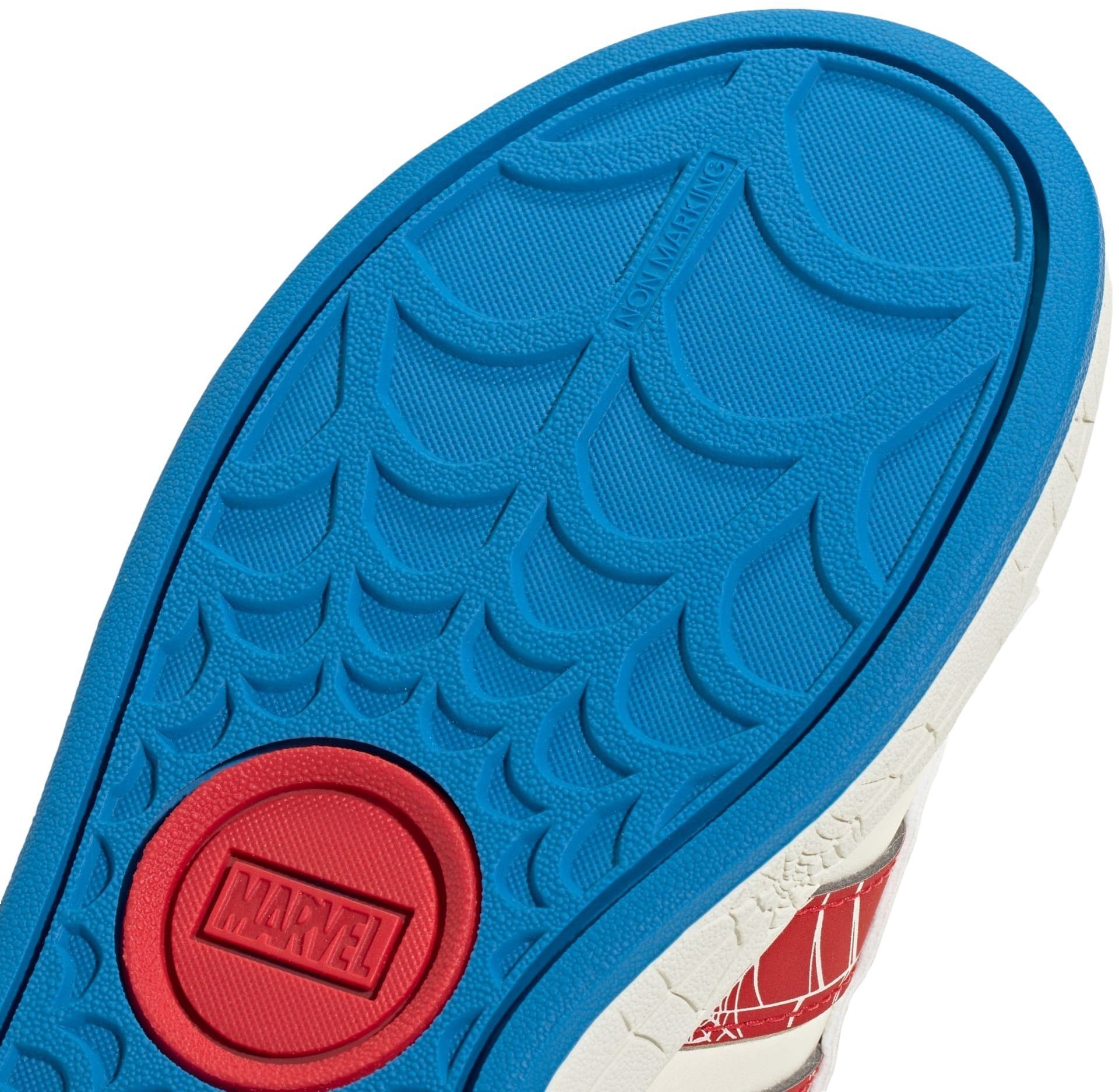 Кеды детские Adidas Grand Court Spider-Man EL K JS0778 32 (13.5K) белые фото 