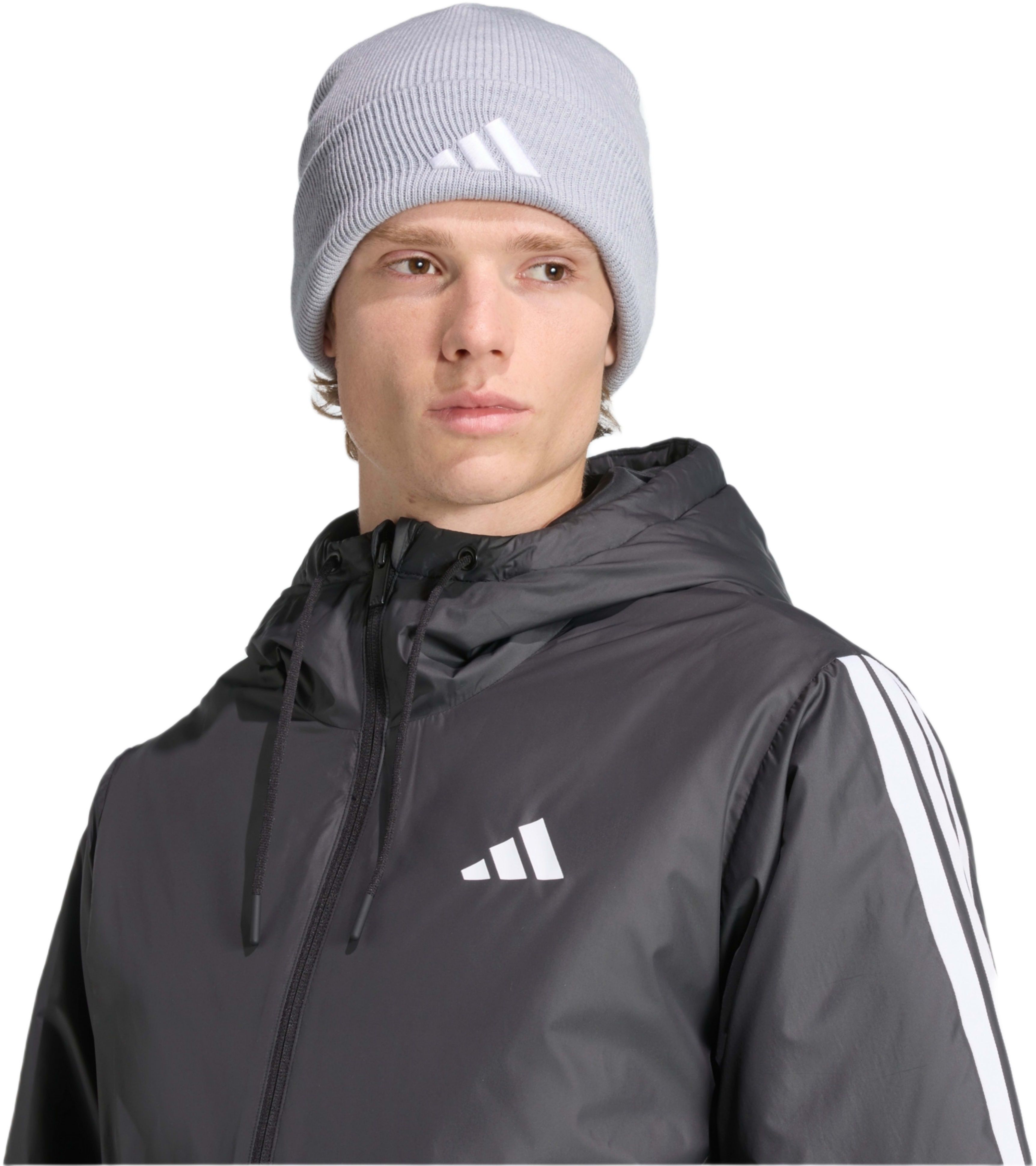 Шапка Adidas New Log Bea Cuf JX5746 OSFM сірафото