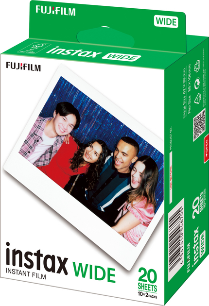 Фотопапір Fujifilm INSTAX WIDE GLOSSY (108х86мм 2х10шт)фото2