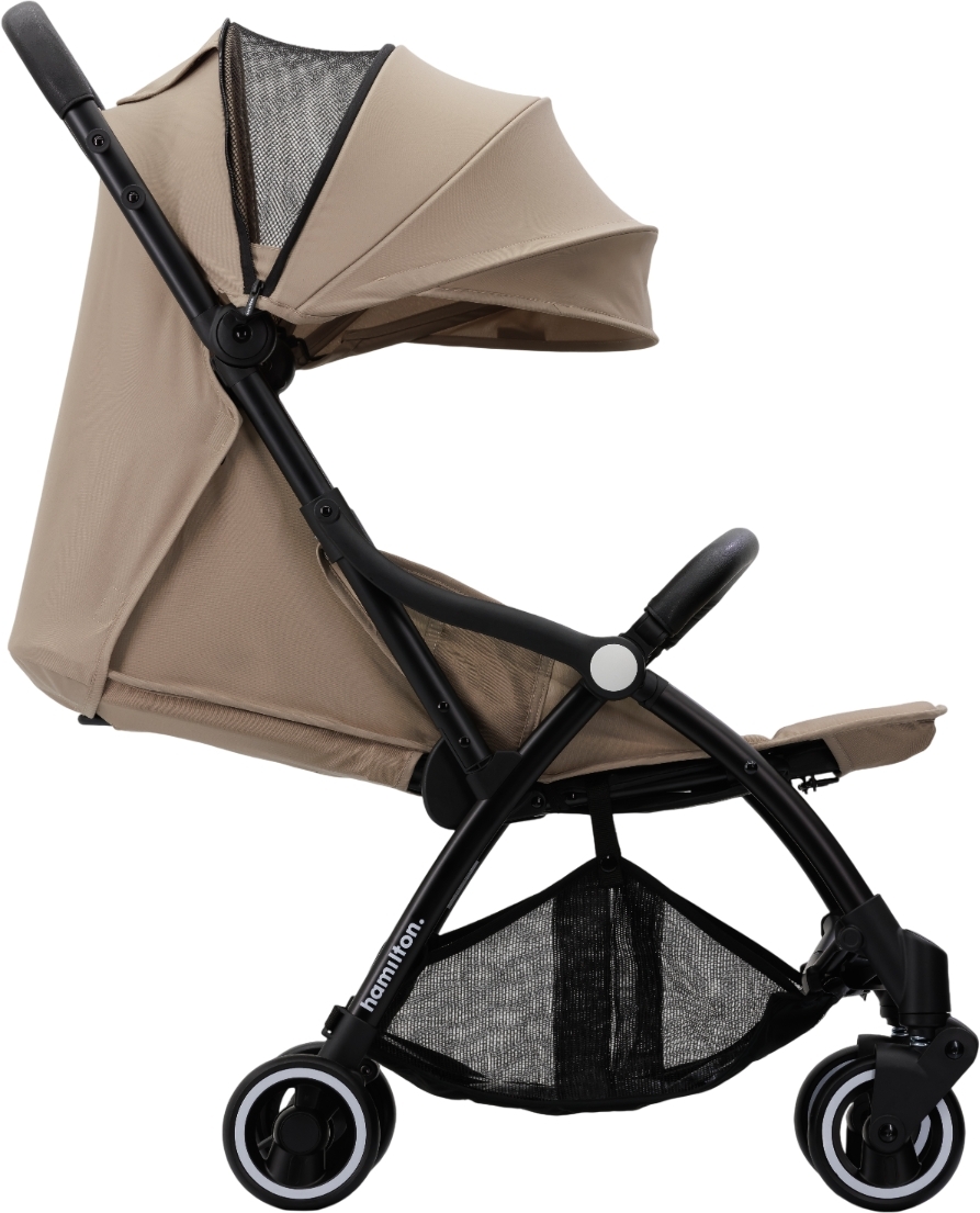 Коляска прогулянкова Hamilton by Yoop X1 Plus Khaki (42182)фото4