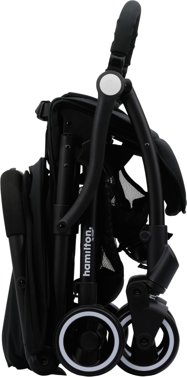 Коляска прогулянкова Hamilton by Yoop S1 Black (65252)фото7