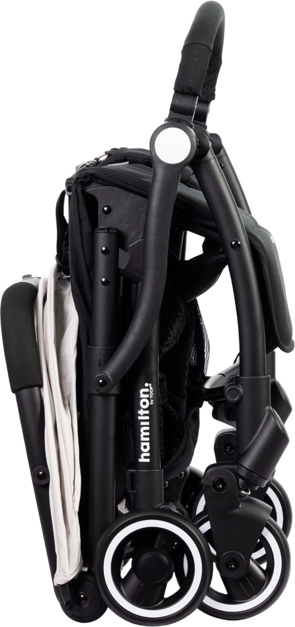 Коляска прогулянкова Hamilton by Yoop S1 White Sand (65276)фото7